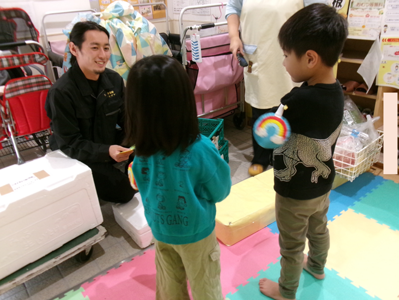 『ありがとう！』と喜んでくれました(*^-^*)これからもよろしくお願いします♪