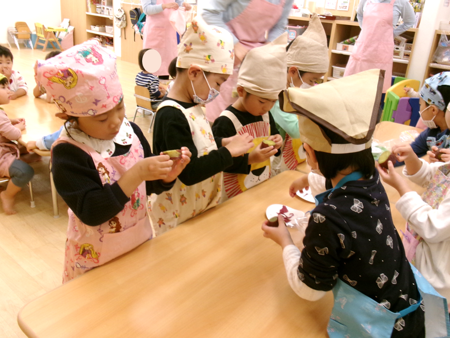 【食育】いもようかんを作ろう♪