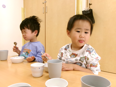 今日のおやつは、『里芋のみたらし団子』☆彡