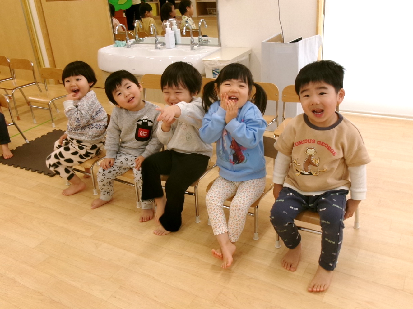 今日もニコニコ笑顔で過ごしたよ♪