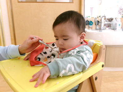 たくさん遊んで、お腹ペコペコ（●＾o＾●）