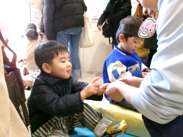 がんばったね！！お土産を持って帰ってね(*^o^*)