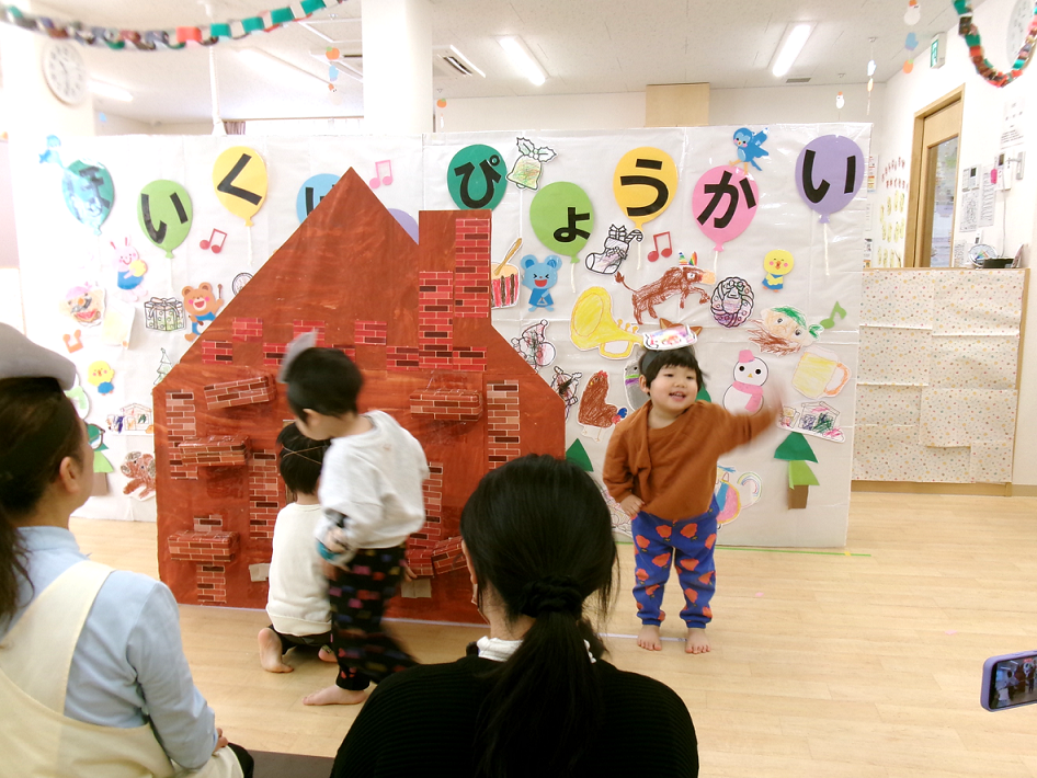 レンガの家は、頑丈だよ(*≧∀≦*)