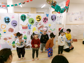 いつもと違う雰囲気に緊張しながらも、皆がんばりました♡