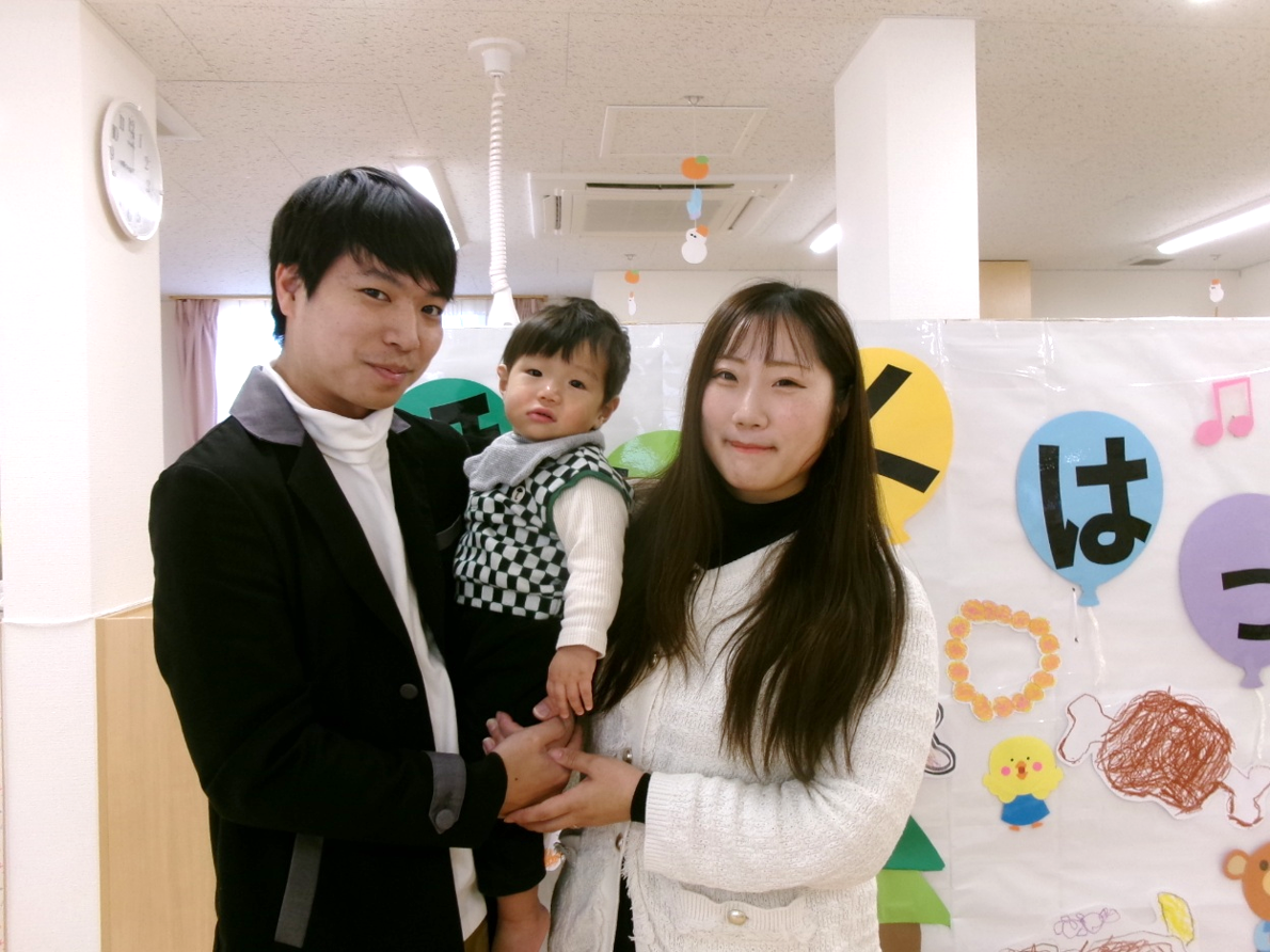 ニコニコ笑顔で頑張ったね(。•ω- 。) ⌒♡