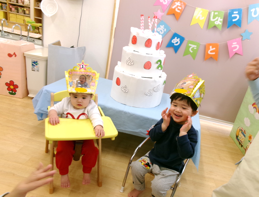 お誕生日会をしました(*^o^*)