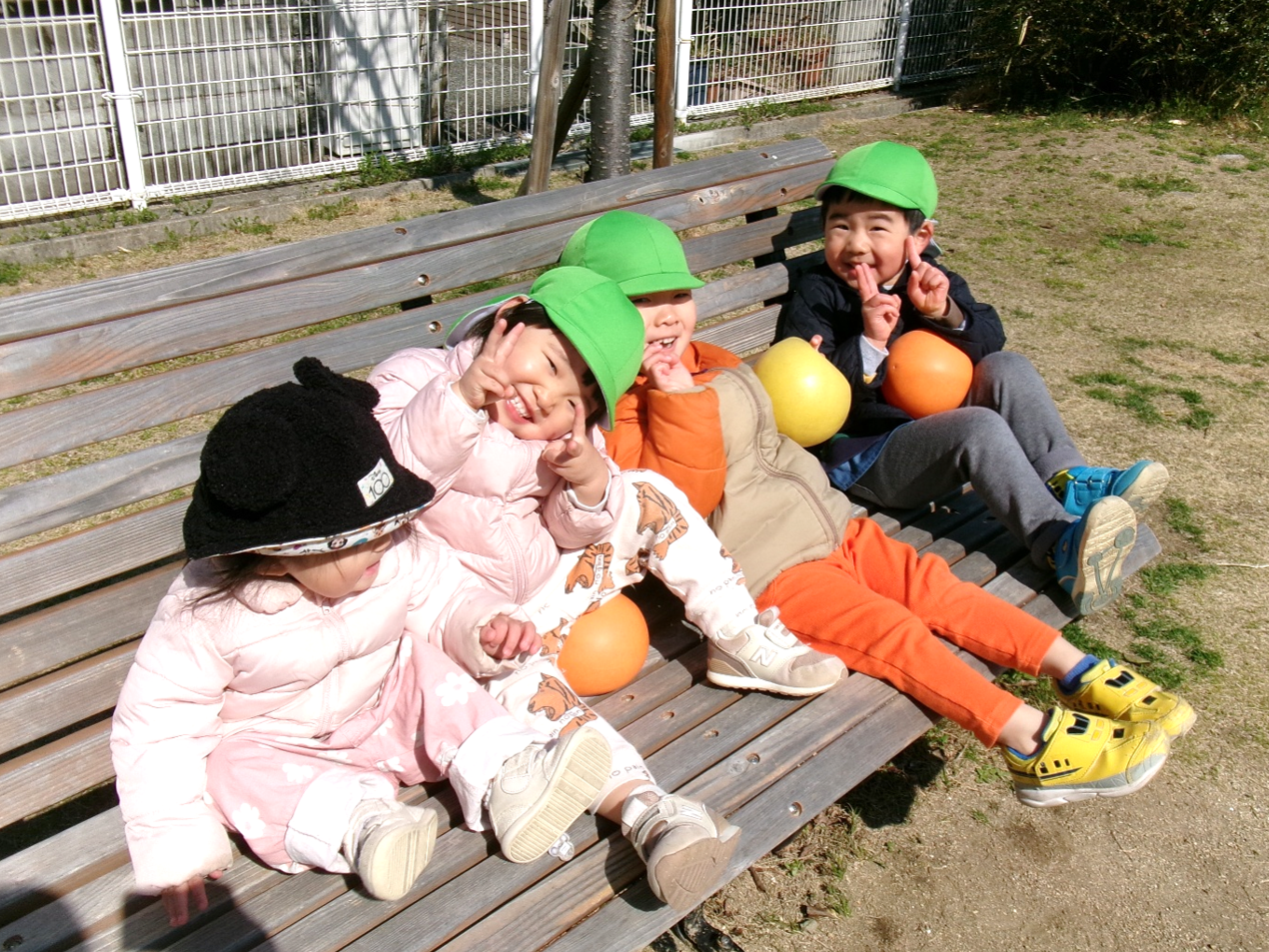 公園で遊んだよ(*^o^*)