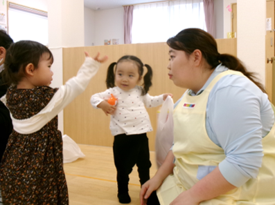 おしゃべりがぐんと増えてきた、新・うさぎ組さんです♪