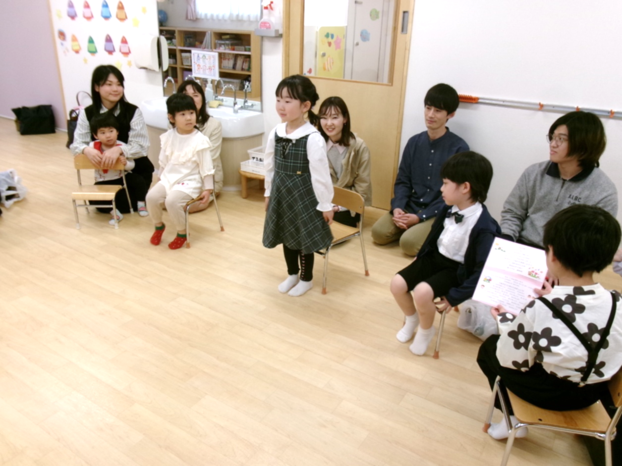 保護者の方と一緒に、自己紹介をしました(*^o^*)