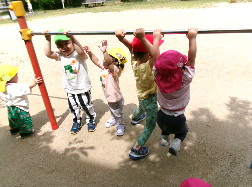 公園で遊んだよ☆彡