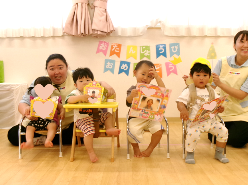 お誕生日カードをプレゼント(﹡ˆ﹀ˆ﹡)
