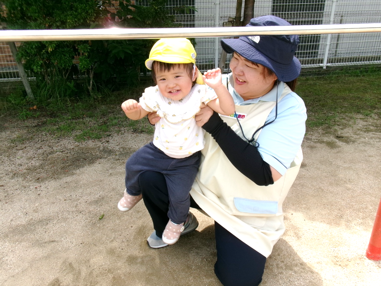 公園で遊んだよ♪