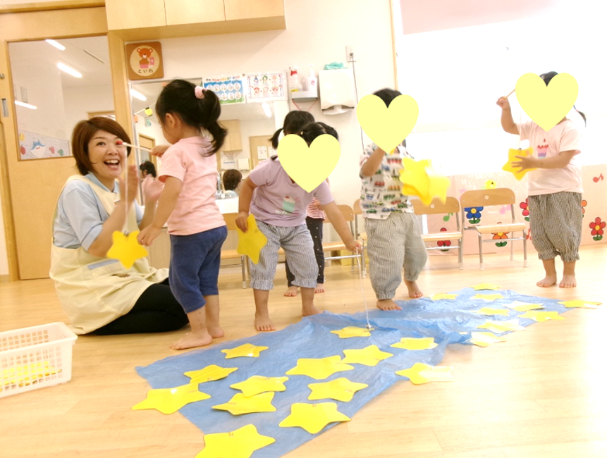 天の川で、お星さまを釣ってみよう(๑>◡<๑)/