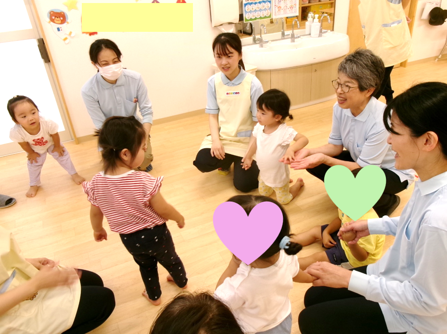 お歌に合わせて楽しく触れ合いました⸜( ^ ᵕ ^ )⸝