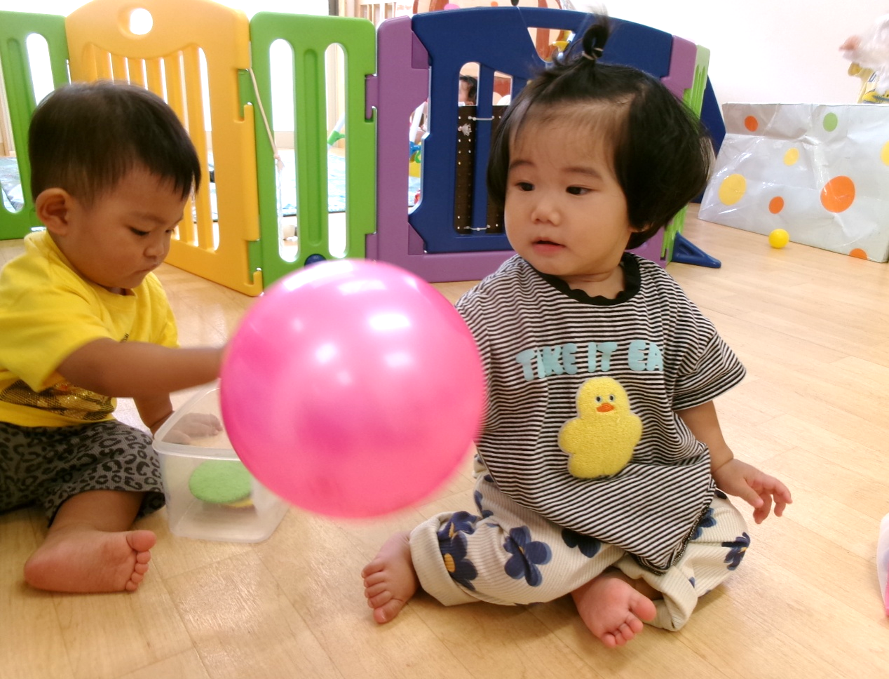 室内遊びを楽しんだよ♪