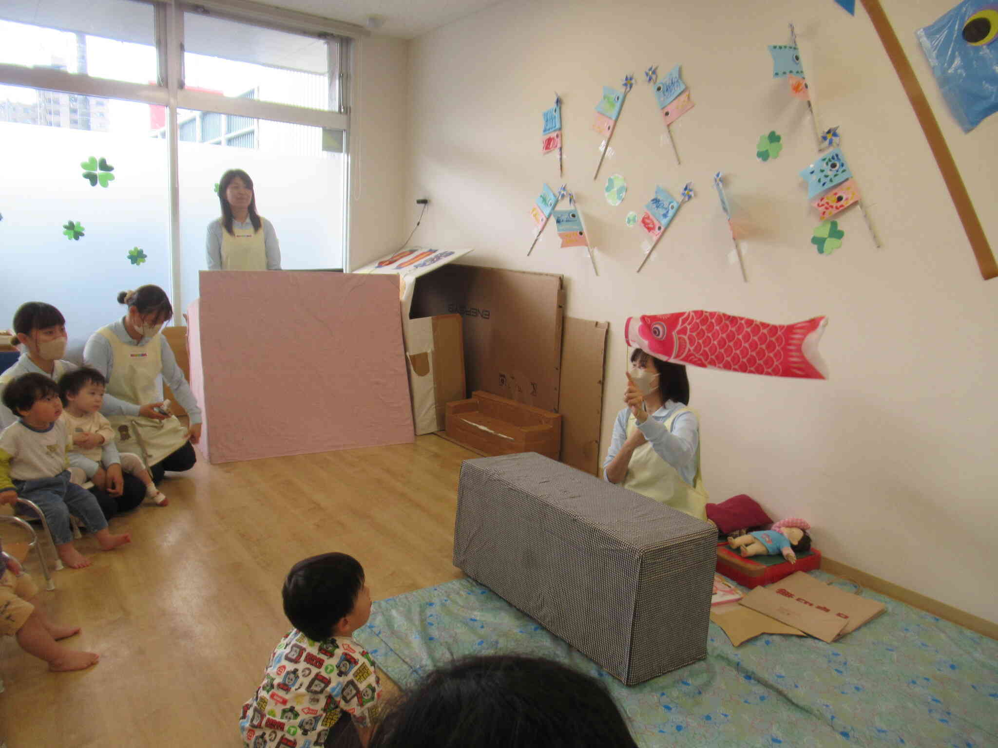 元気な こいのぼりくん