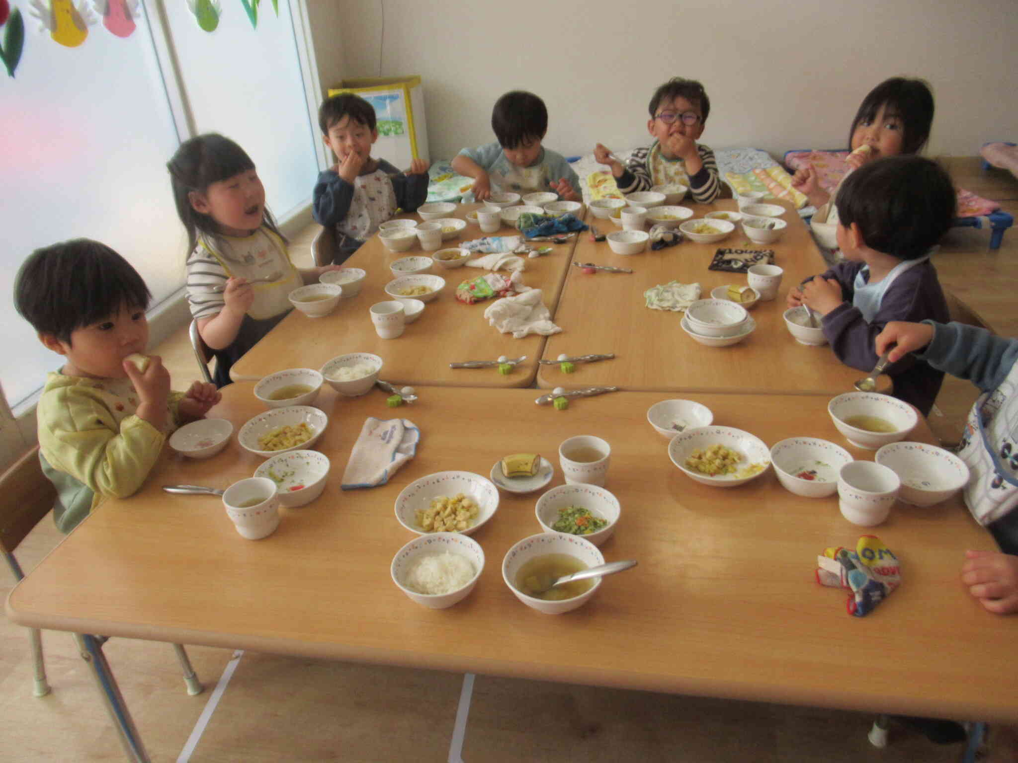 おわかれ給食（うさぎぐみ）