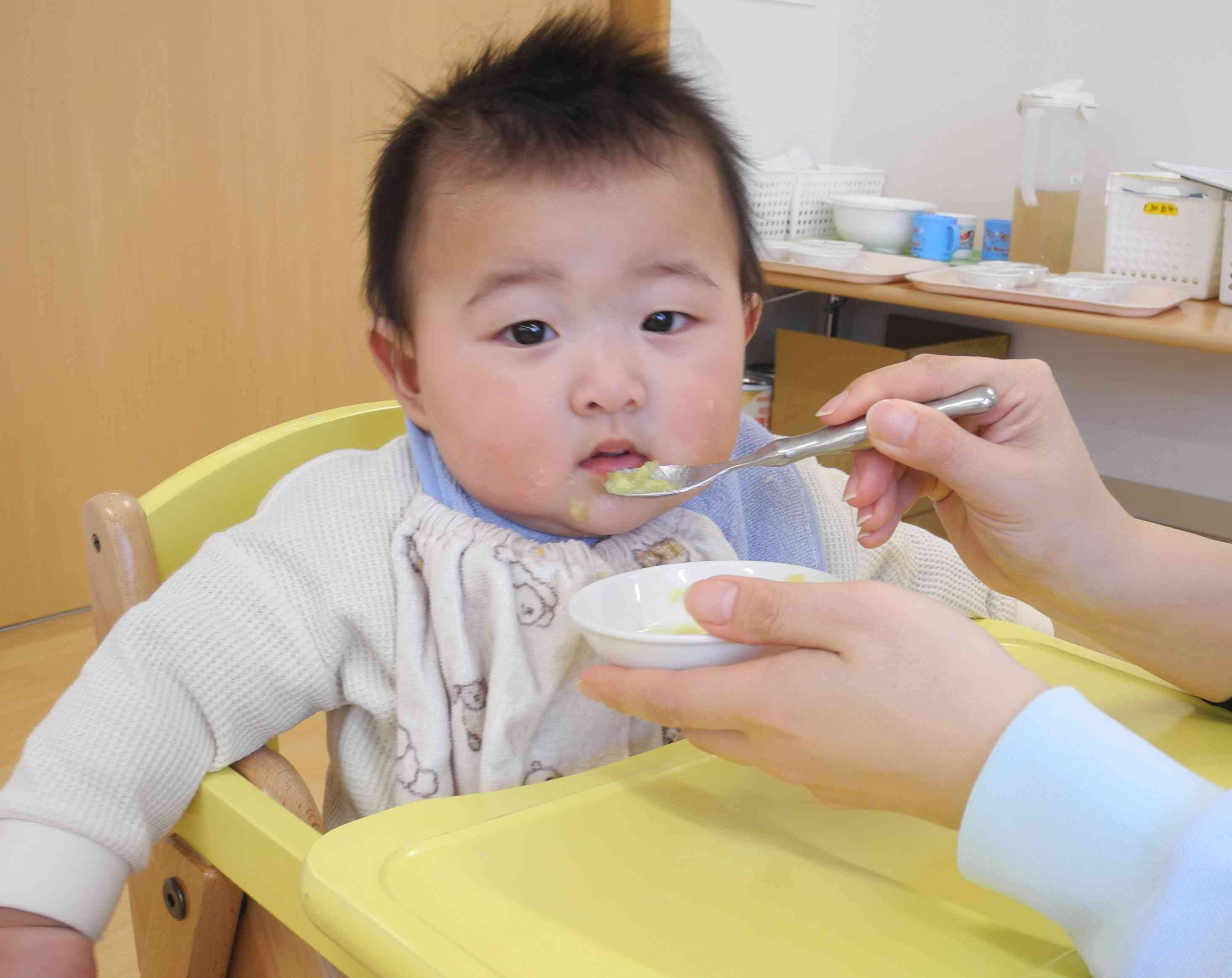 給食も食べてるよ！