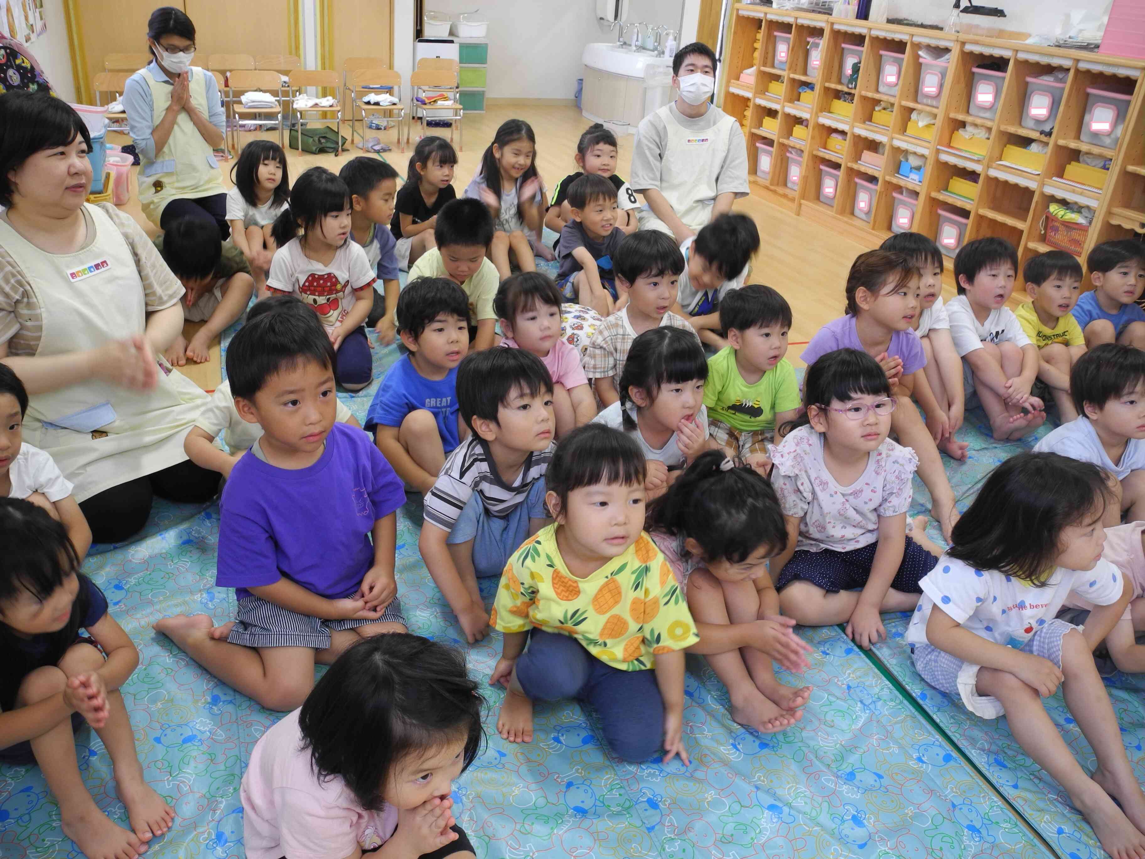 水遊びがはじまるよ