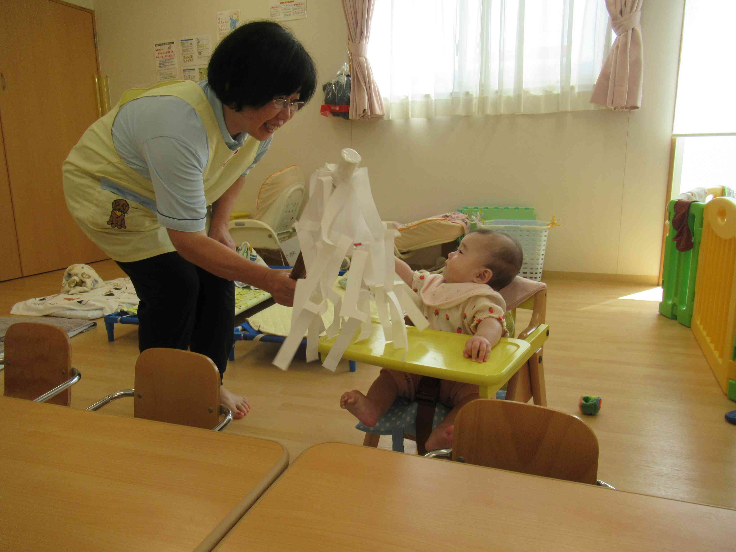 ０歳児さんも