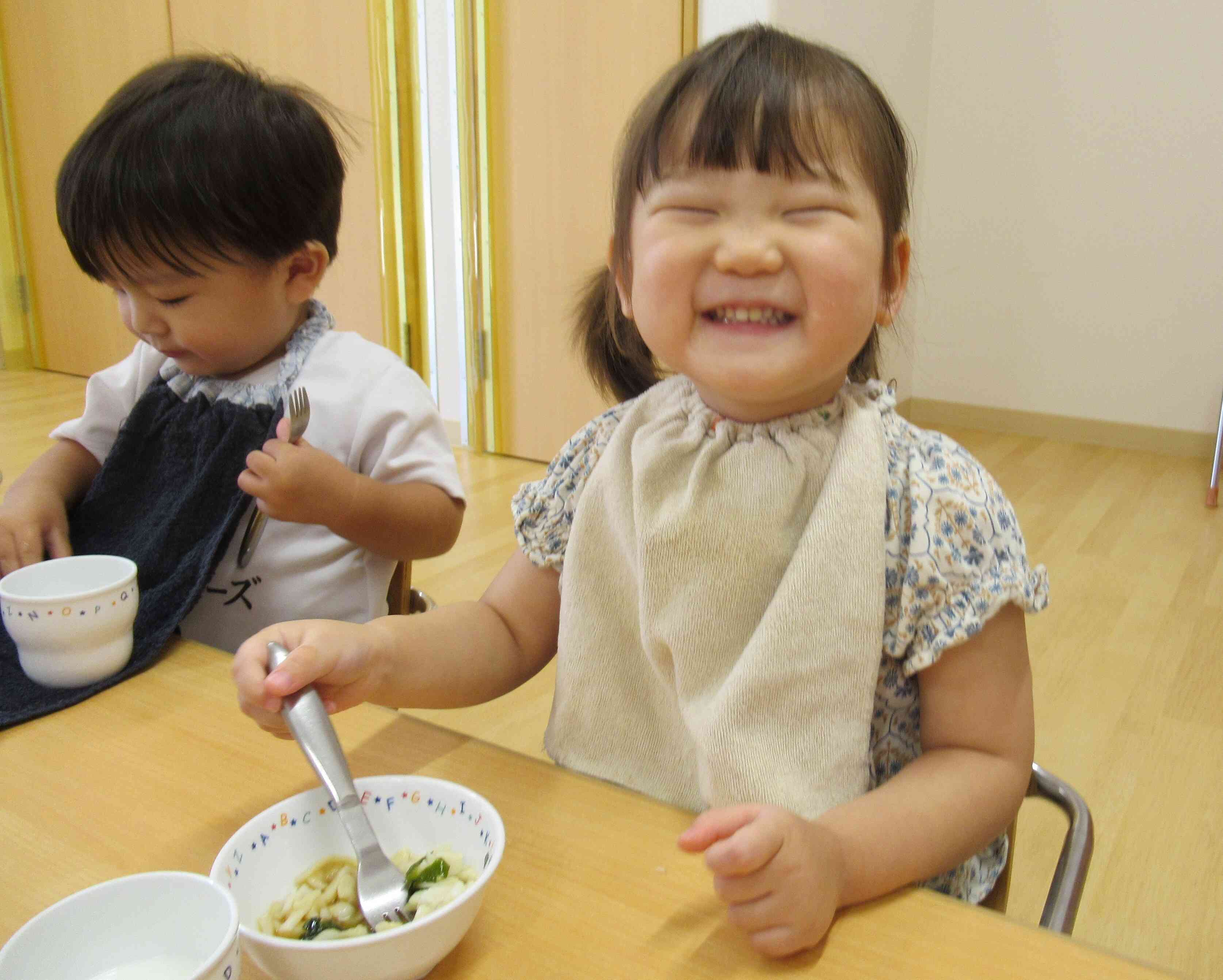 おいしい！の笑顔