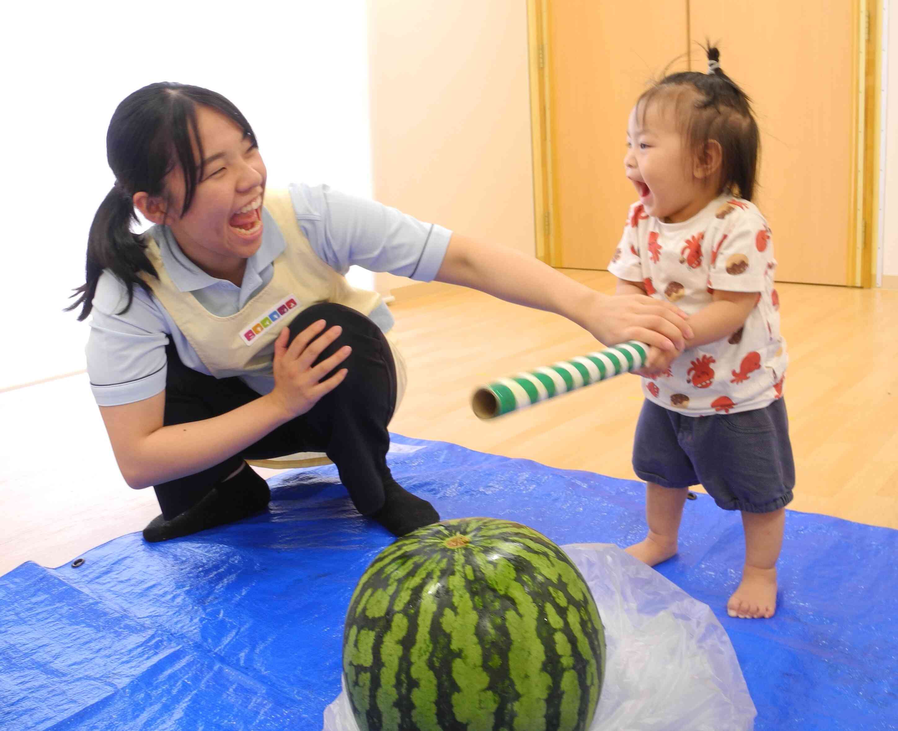 ０歳児さんも頑張ったよ