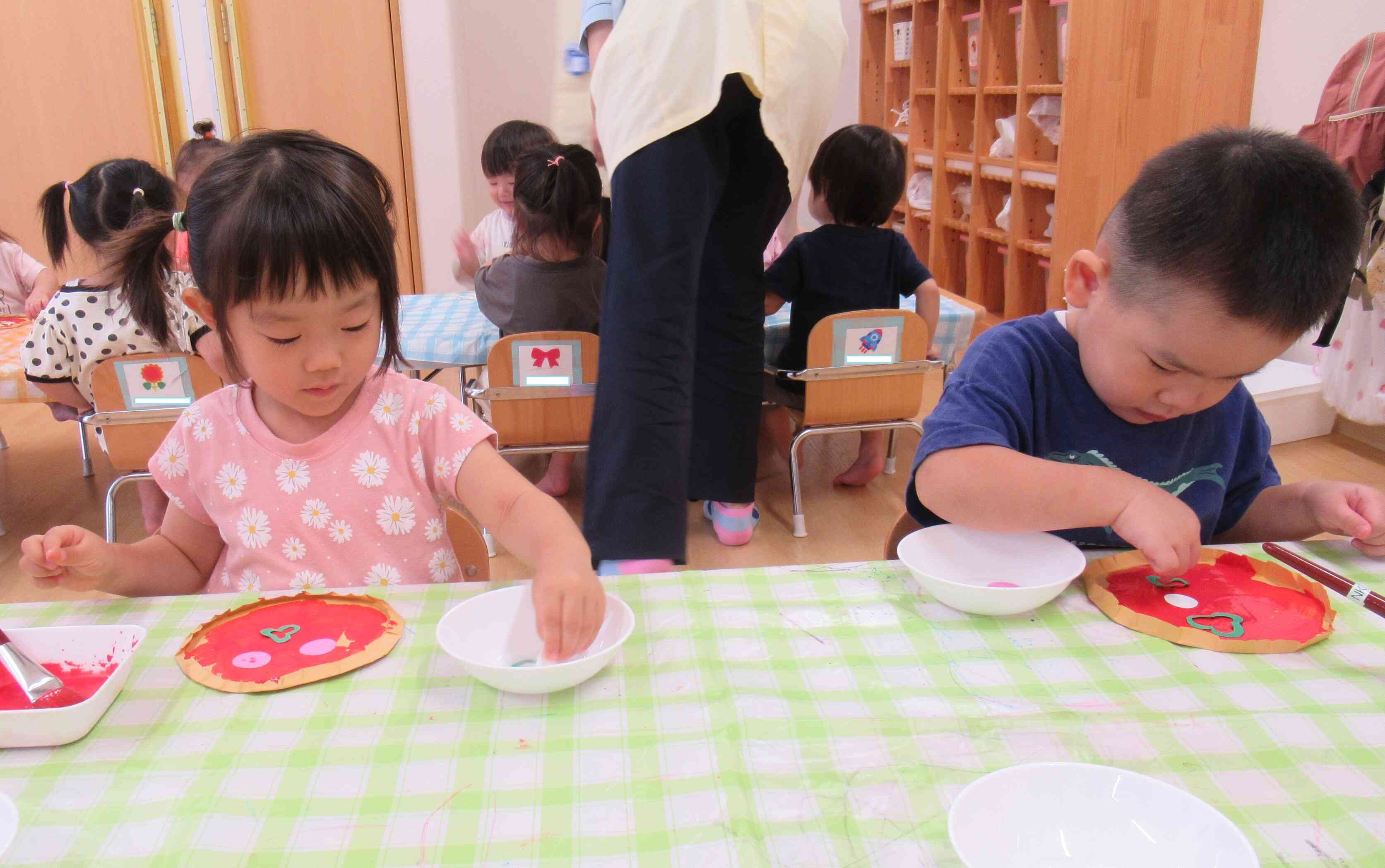 具材をのせるよ