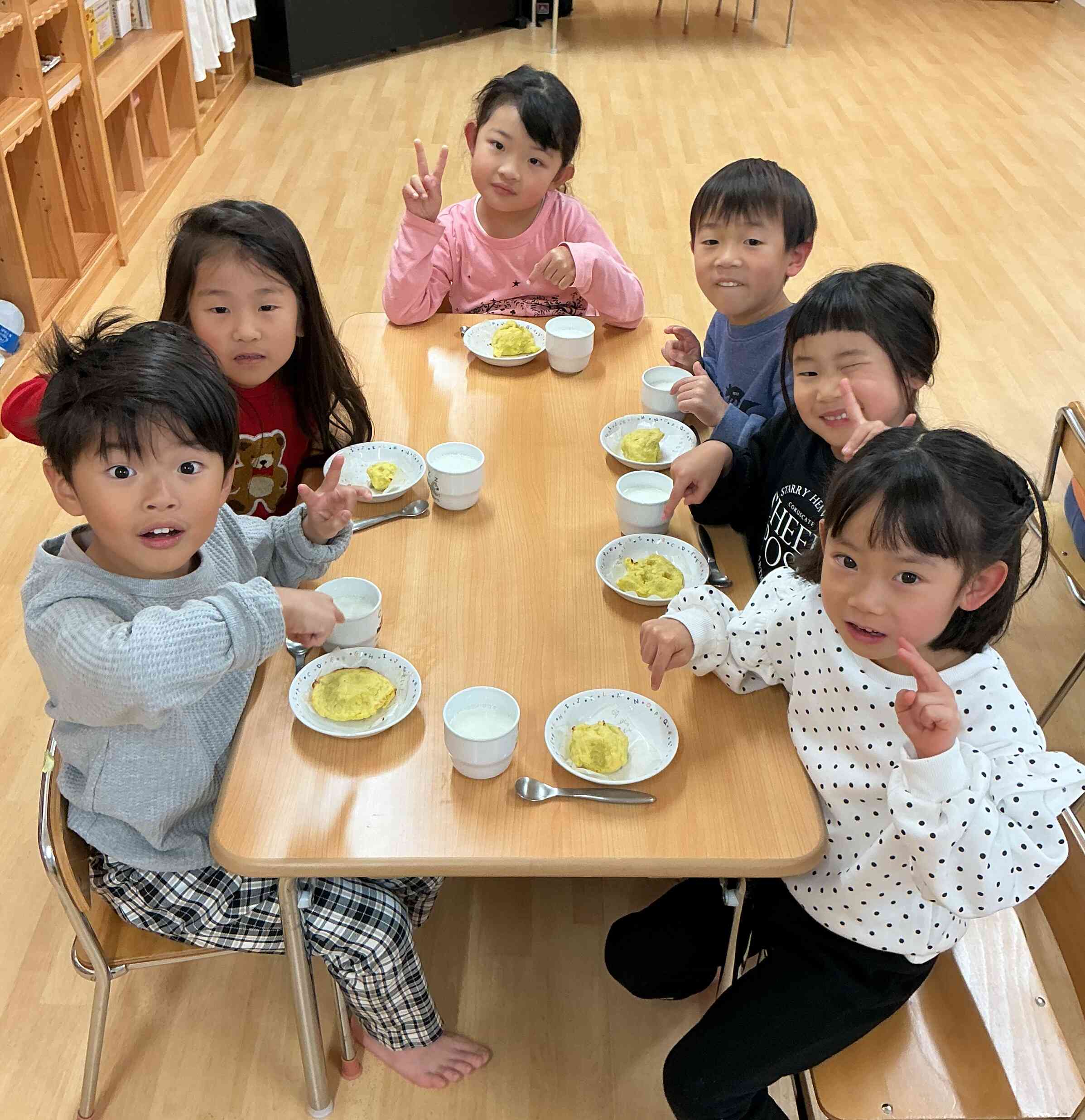 みんなで食べると楽しいね