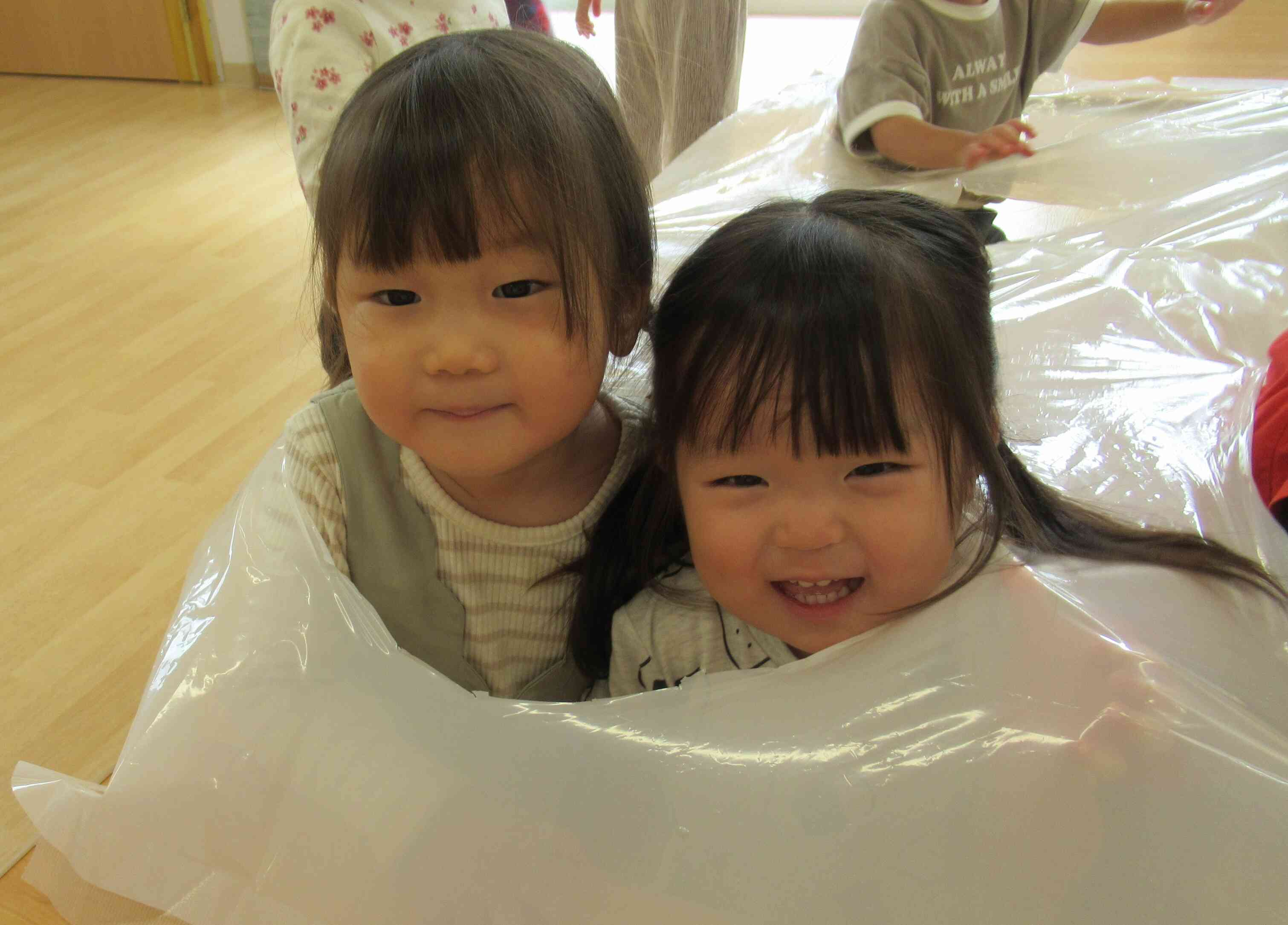 お友達と一緒にうれしいな