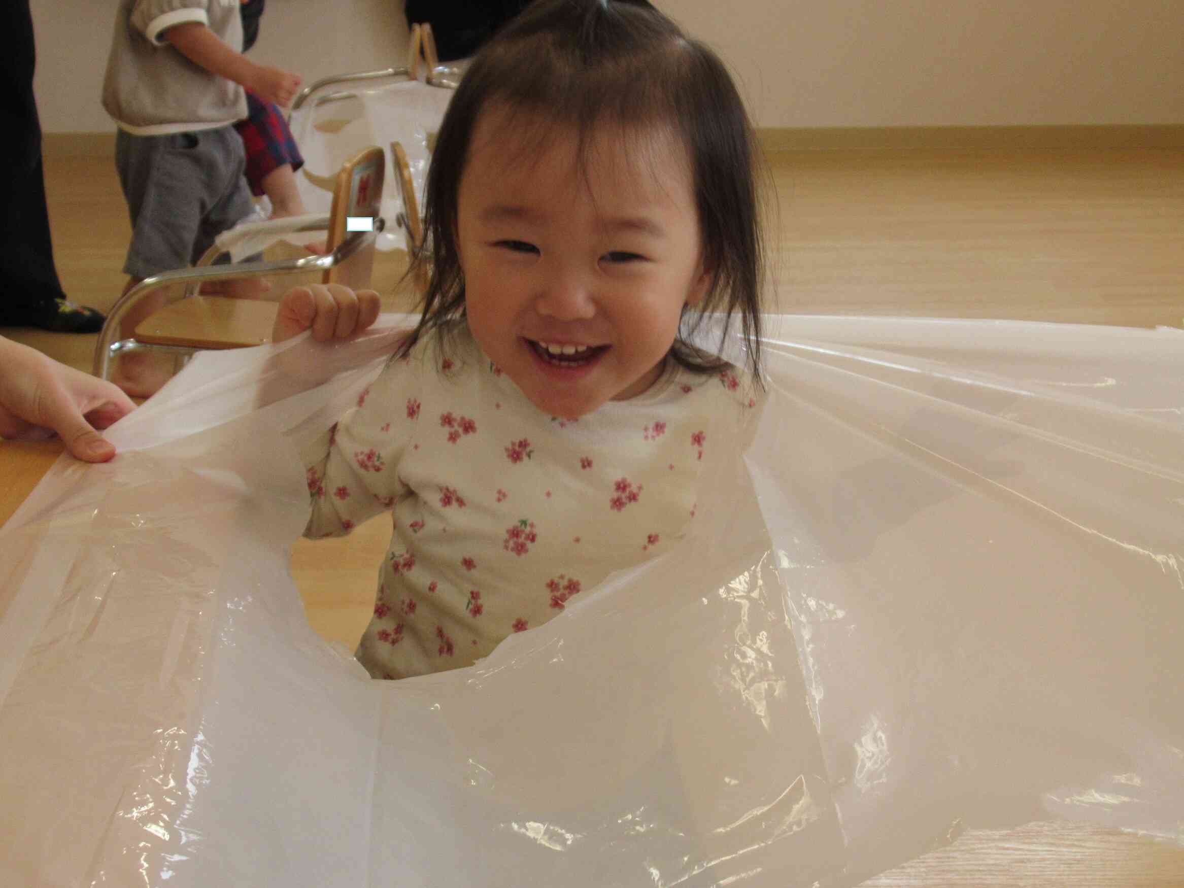 楽しそうな笑顔