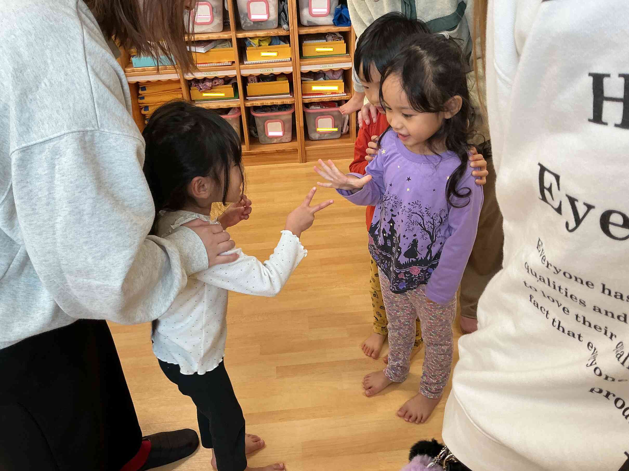 じゃんけん列車をしたよ