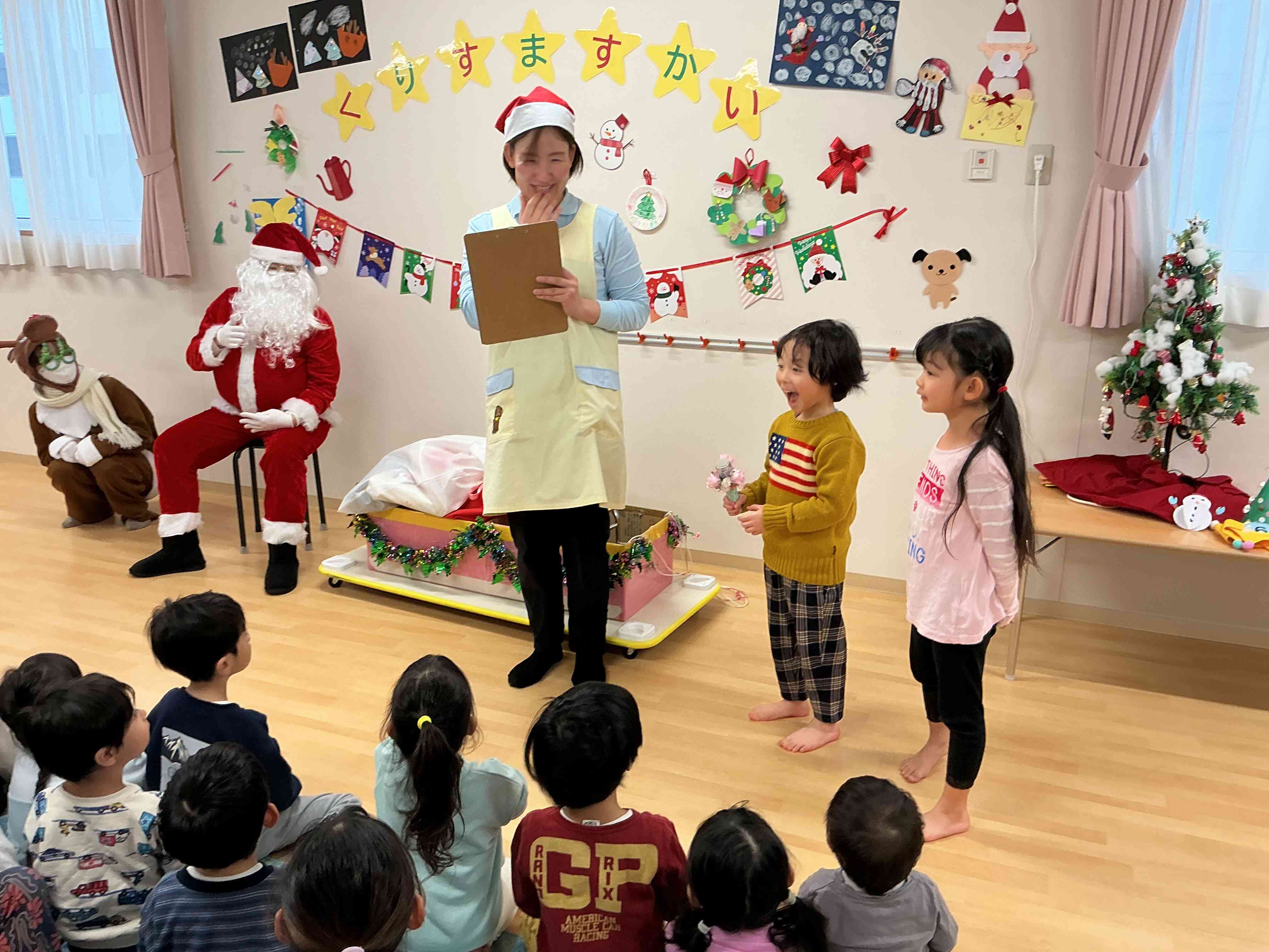 サンタさんにインタビュー