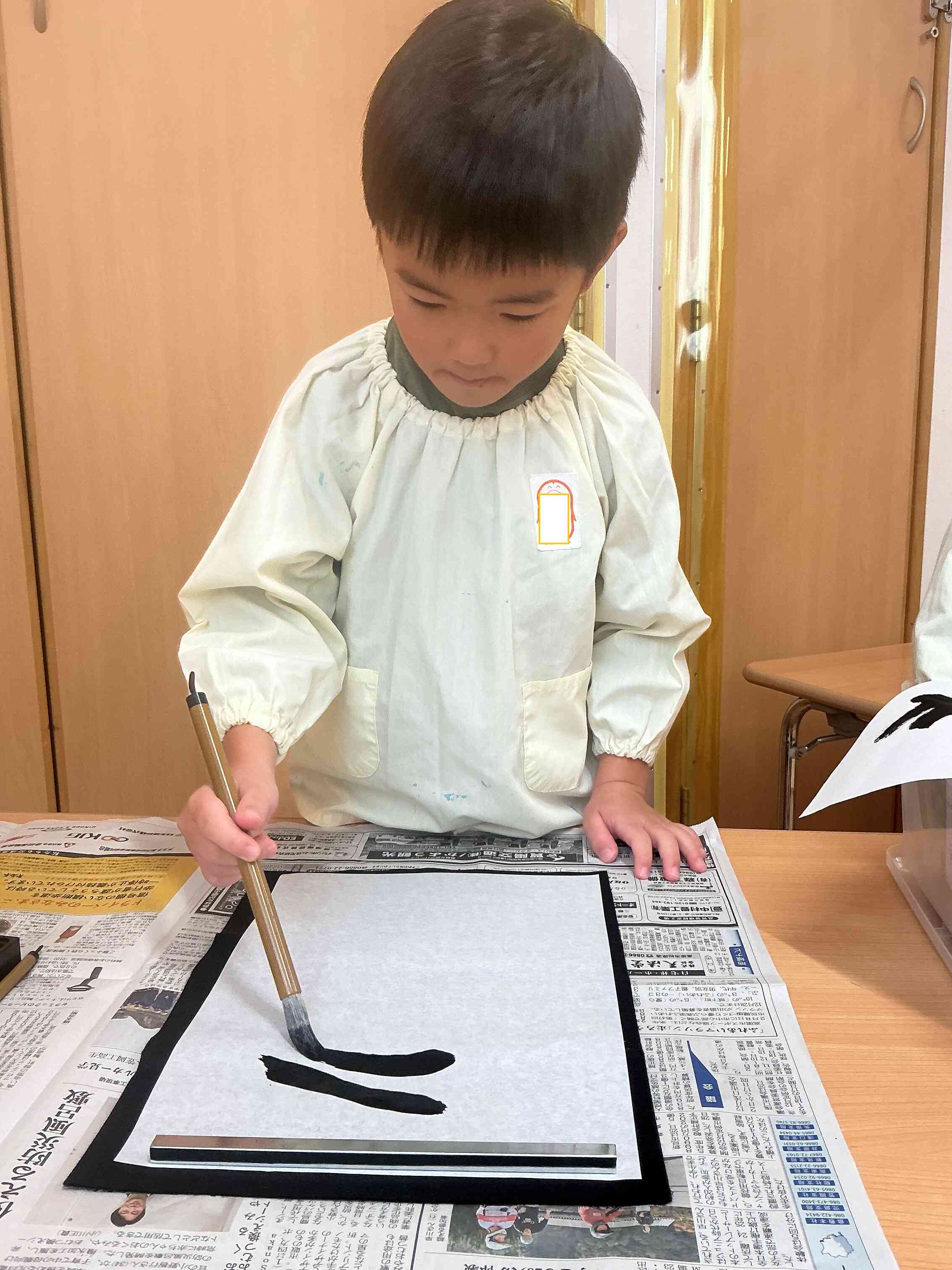 集中してかいてますね！