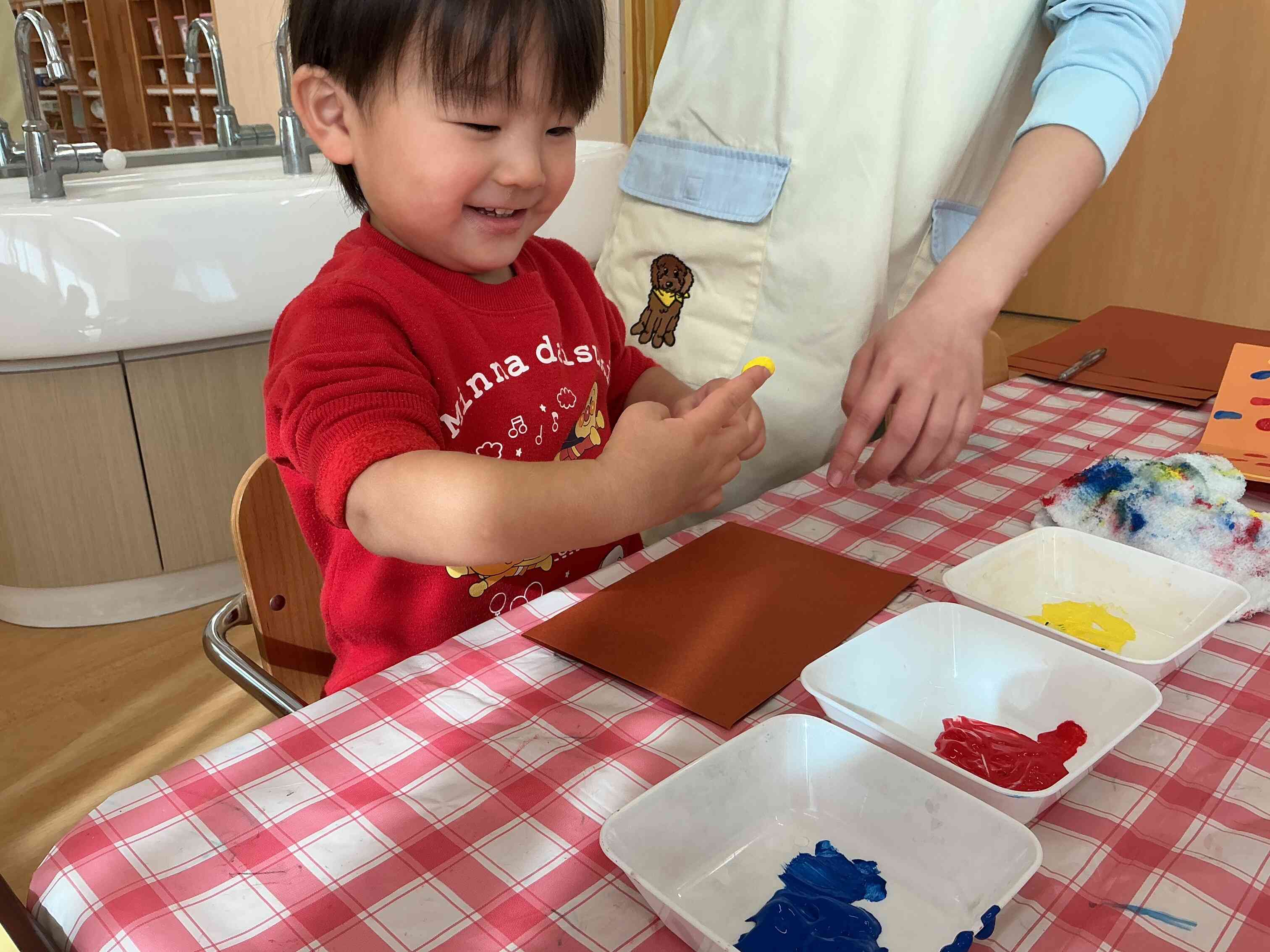 チョコレートに見立てて