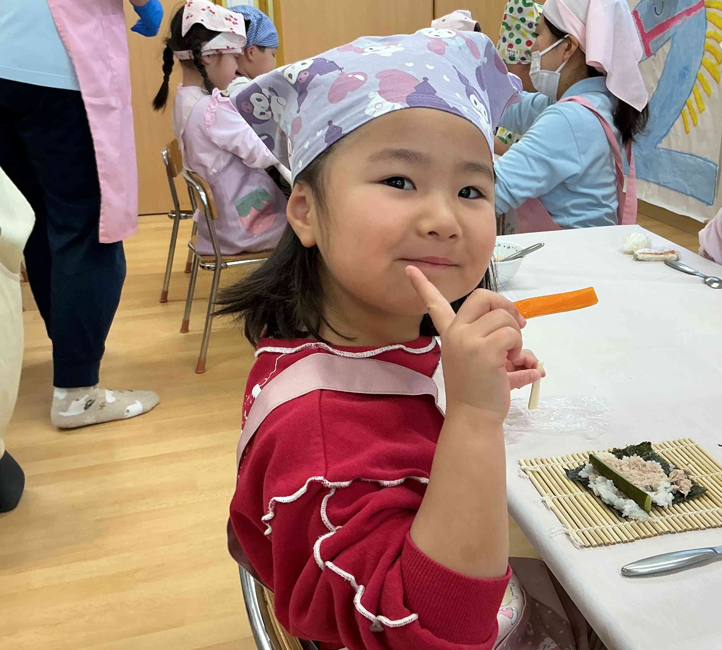 〖食育〗恵方巻作り