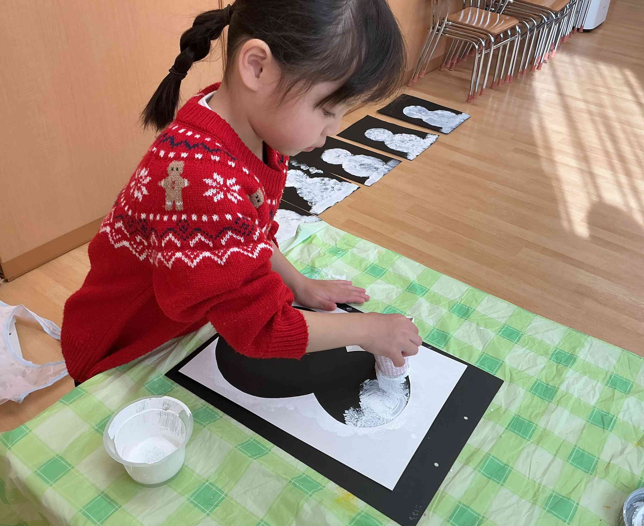 スタンプを押して