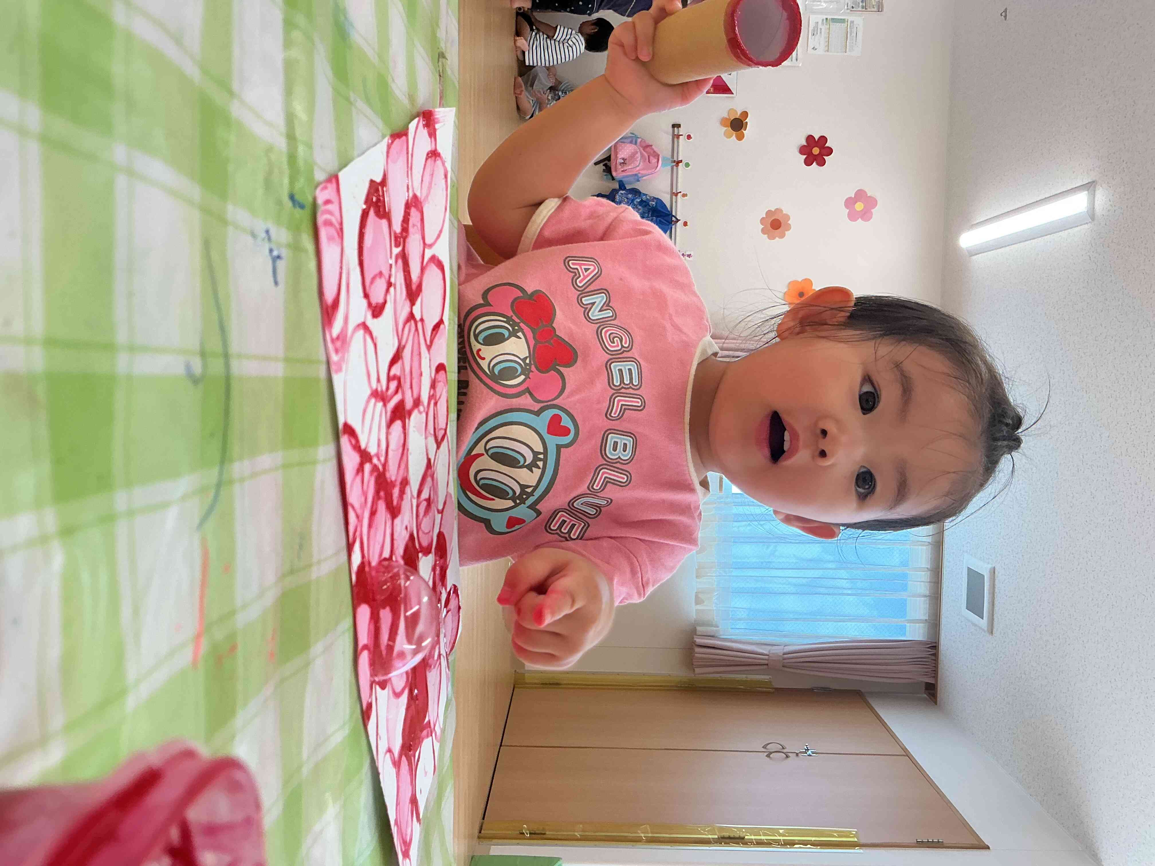 「泡ができた~!!」