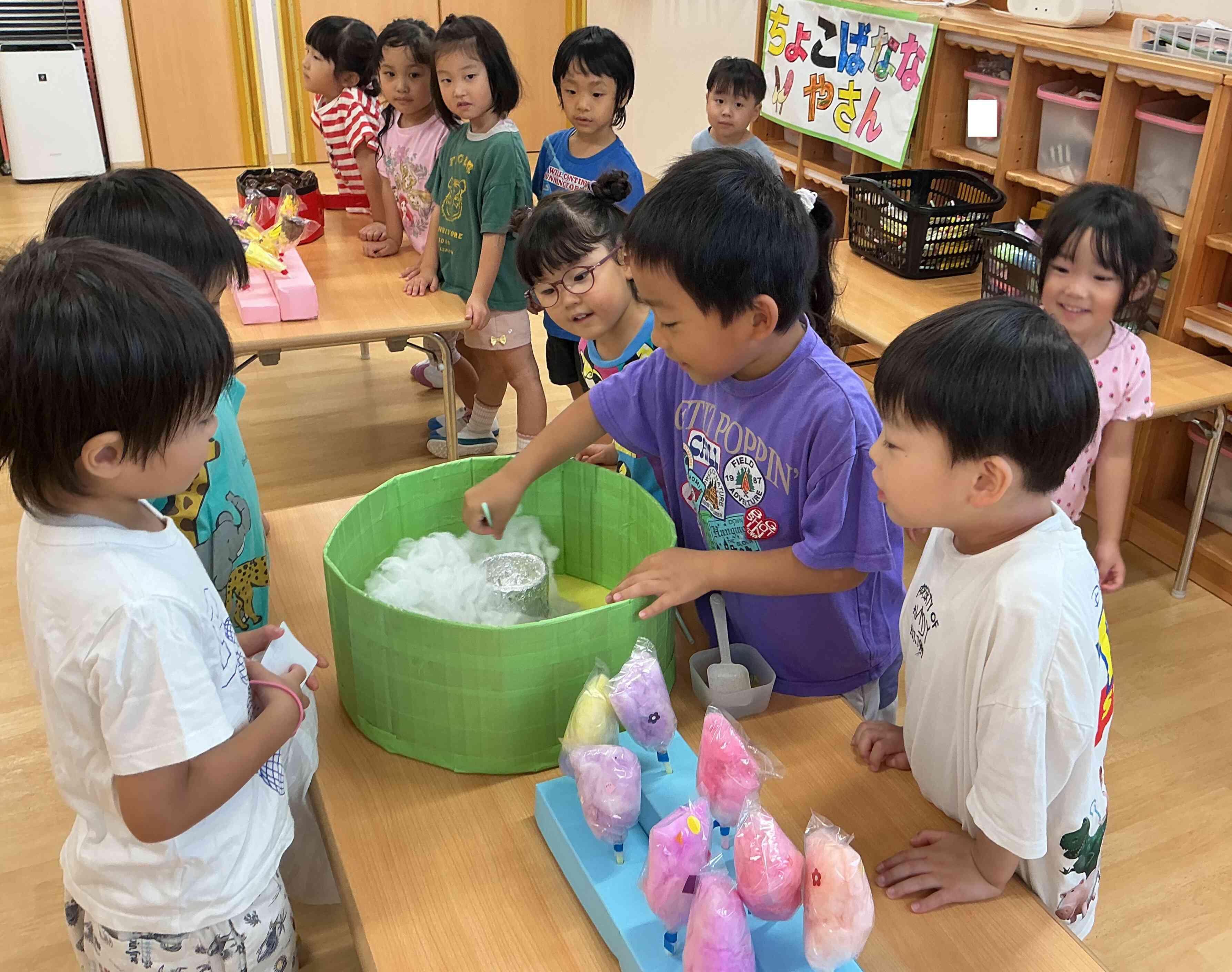 【チョコバナナ】と【わたあめ】のお店☆