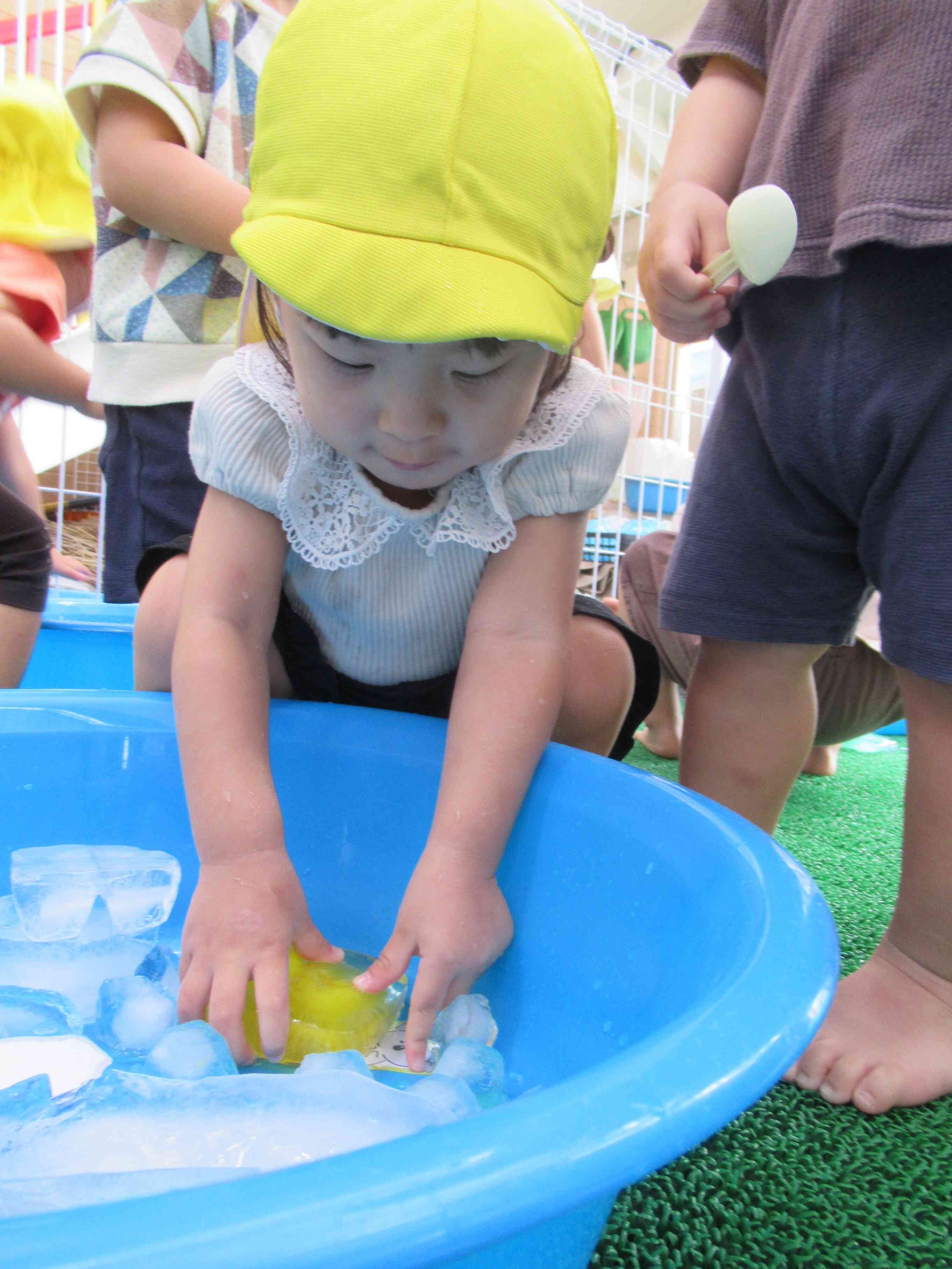 冷たくて気持ちいね