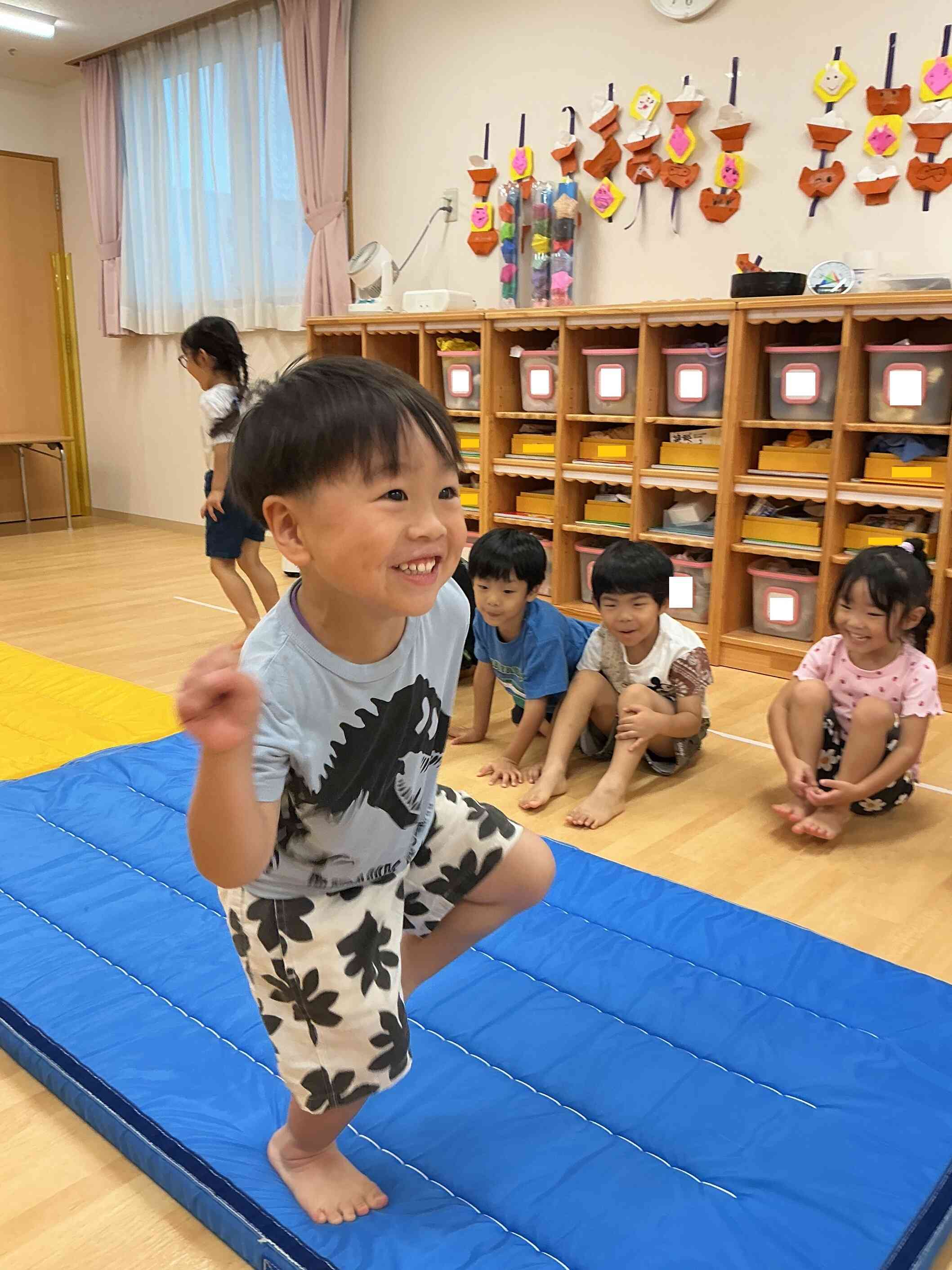 みんなで楽しく運動できたね