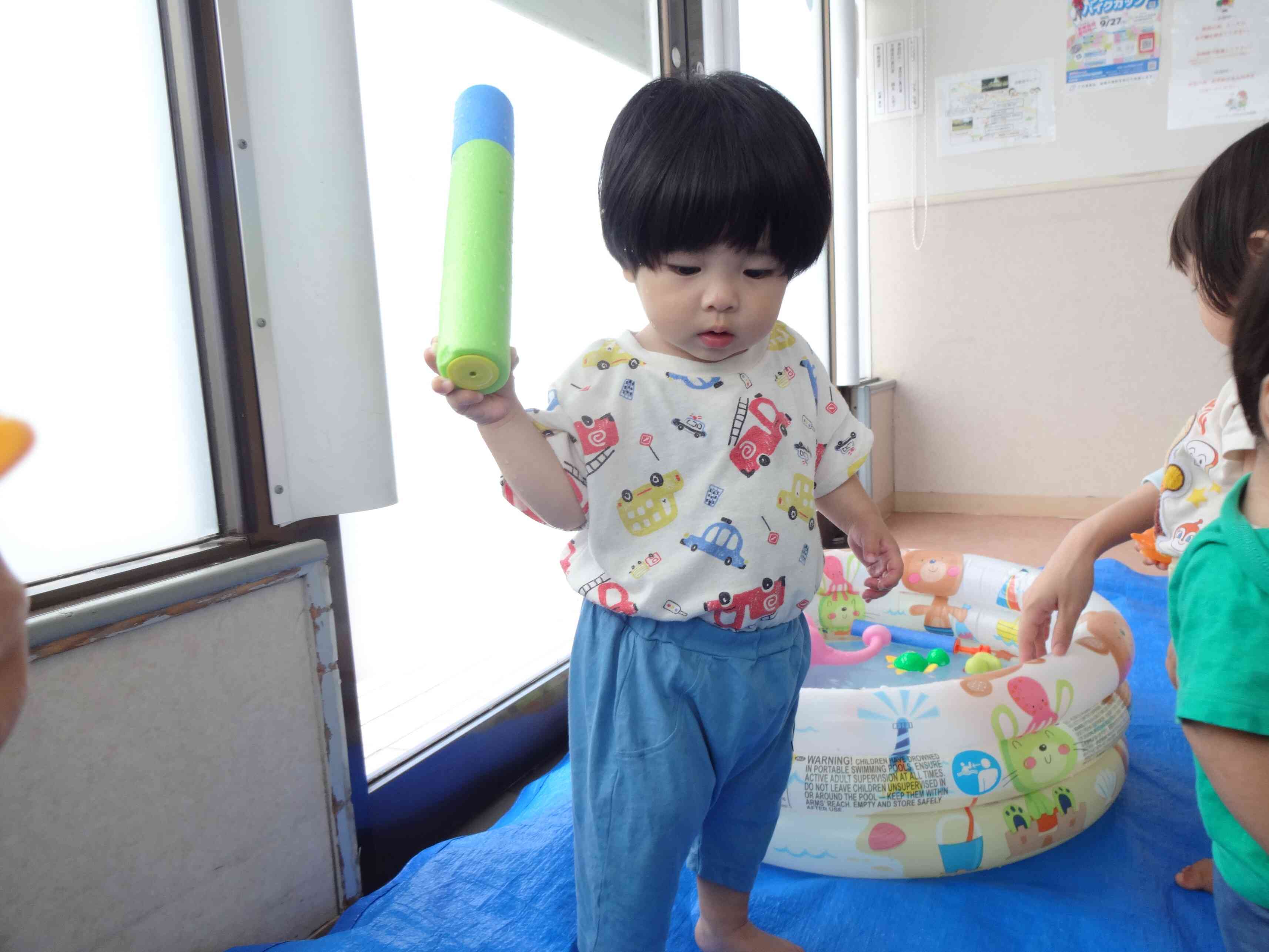 お水あそび大好き～(^_-)-☆