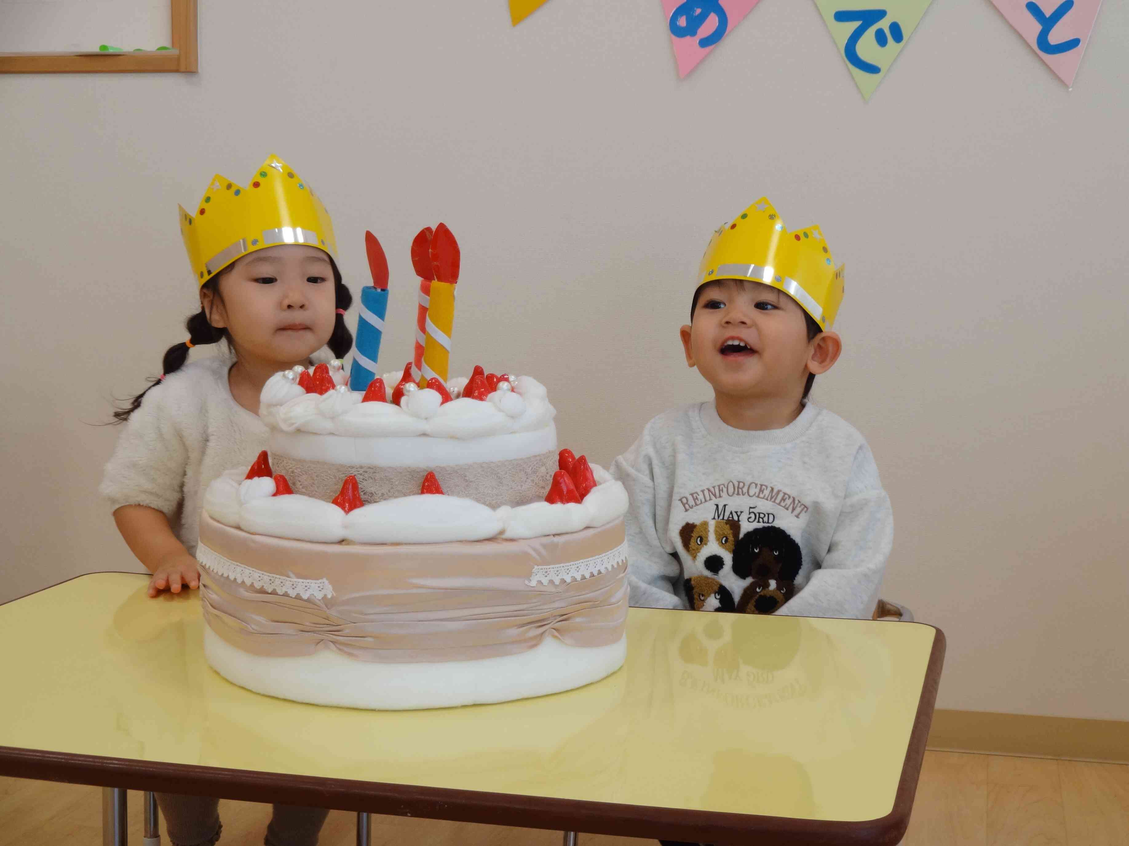 ロウソクをふ～！！