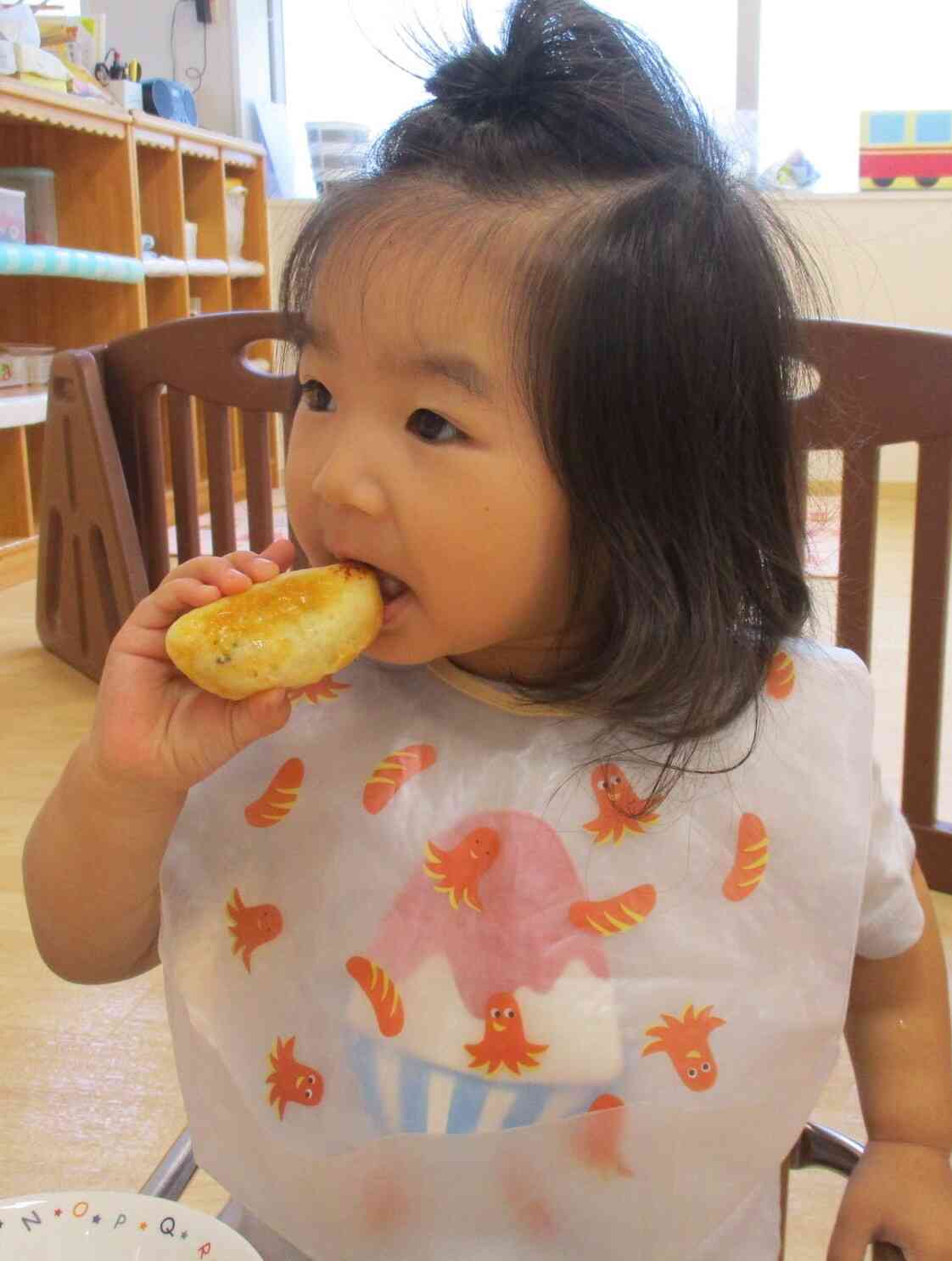 「うさぎ組さんおいしいよ、ありがとう」