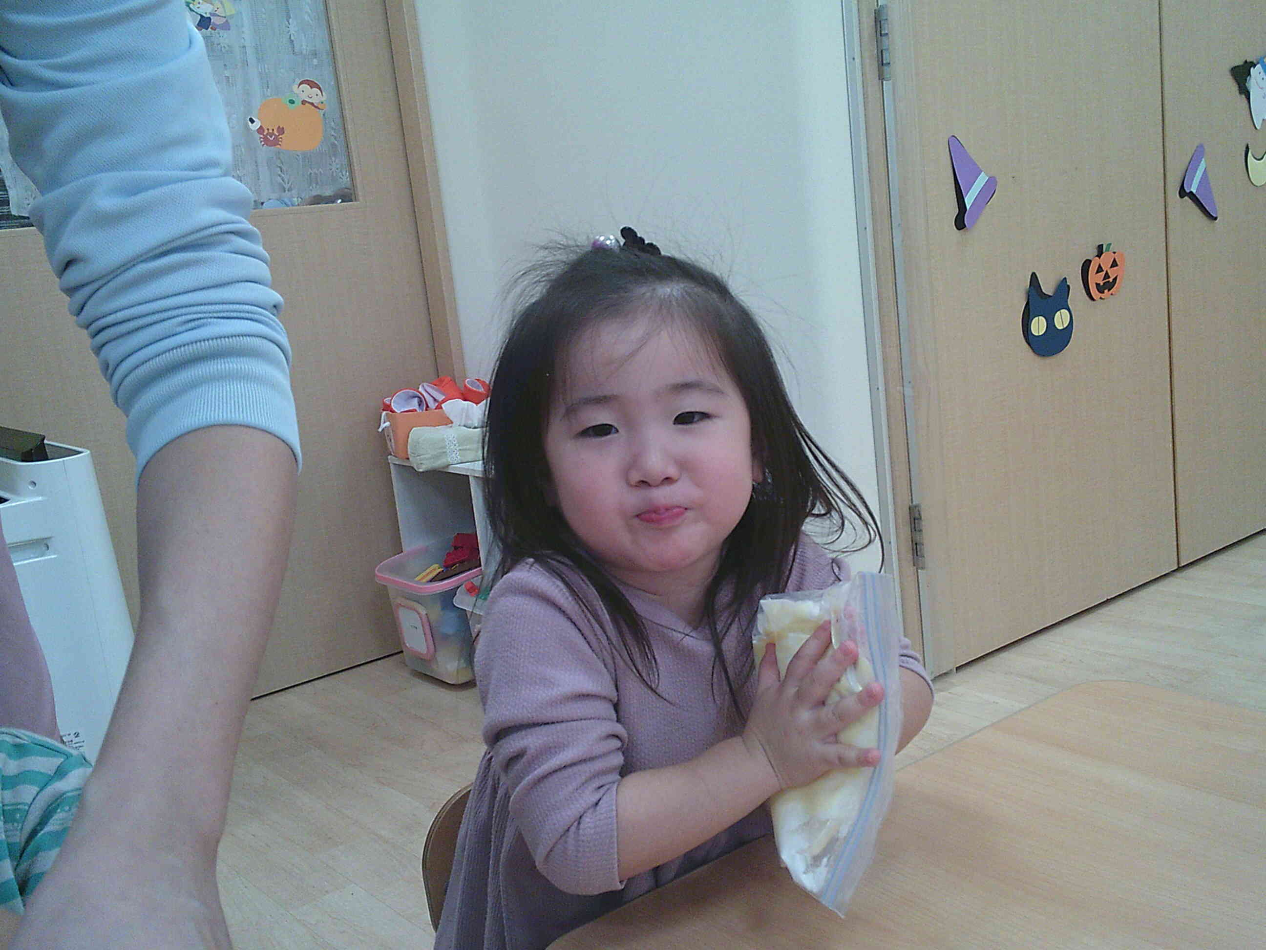 ～ハロウィンカップケーキ作り～