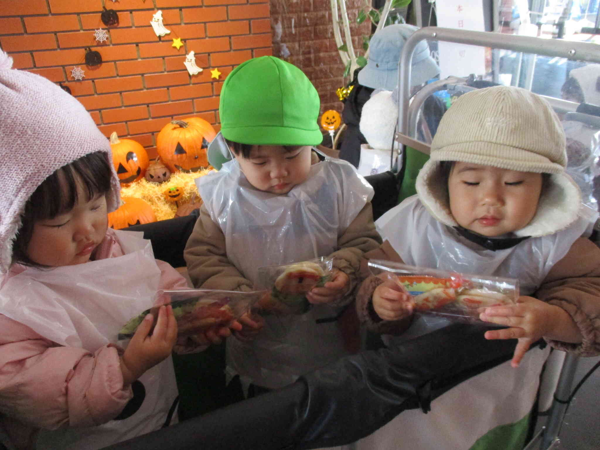 「ハロウィンってたのしいね！」