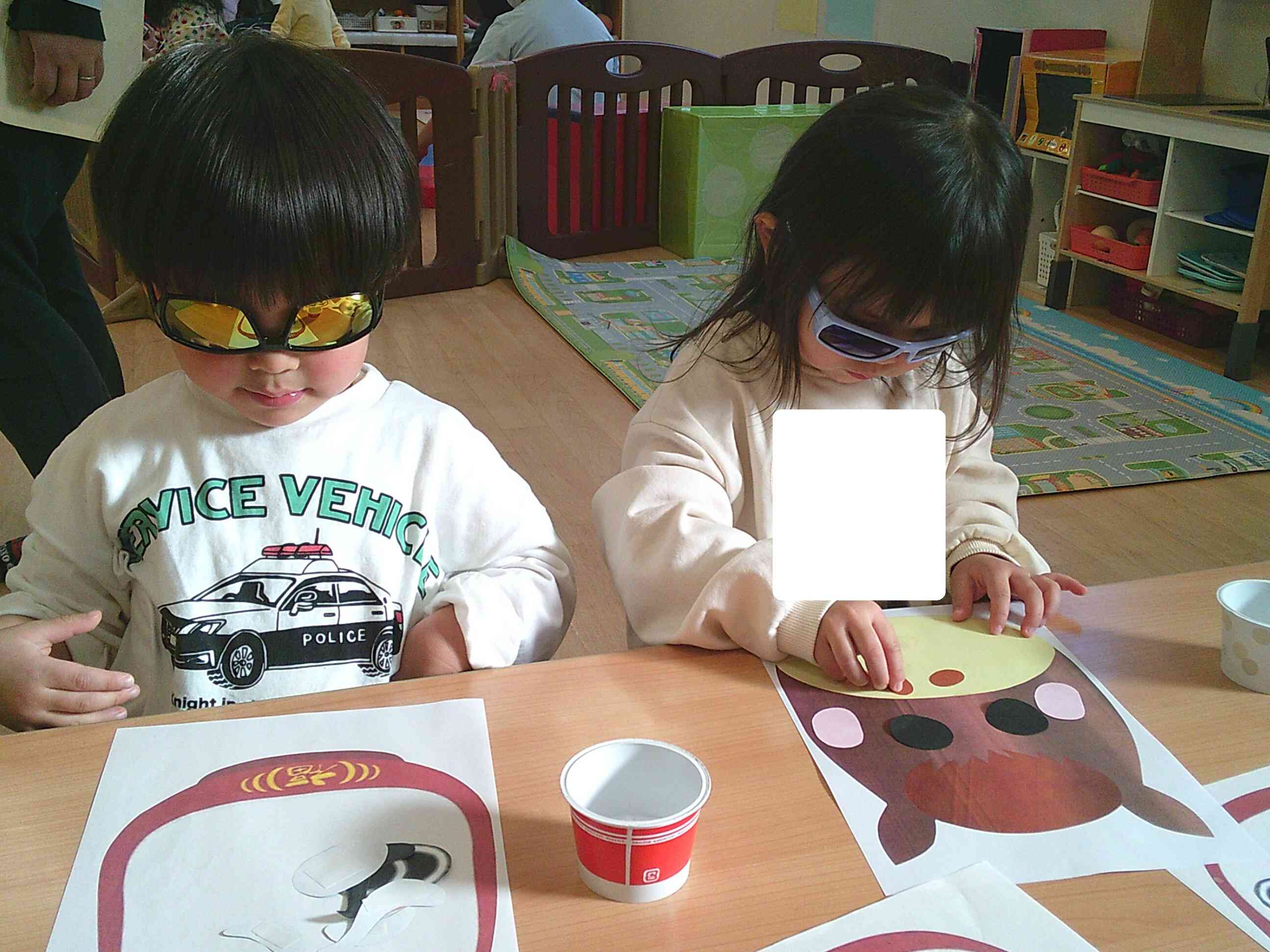 「だるまさんもあるよ」