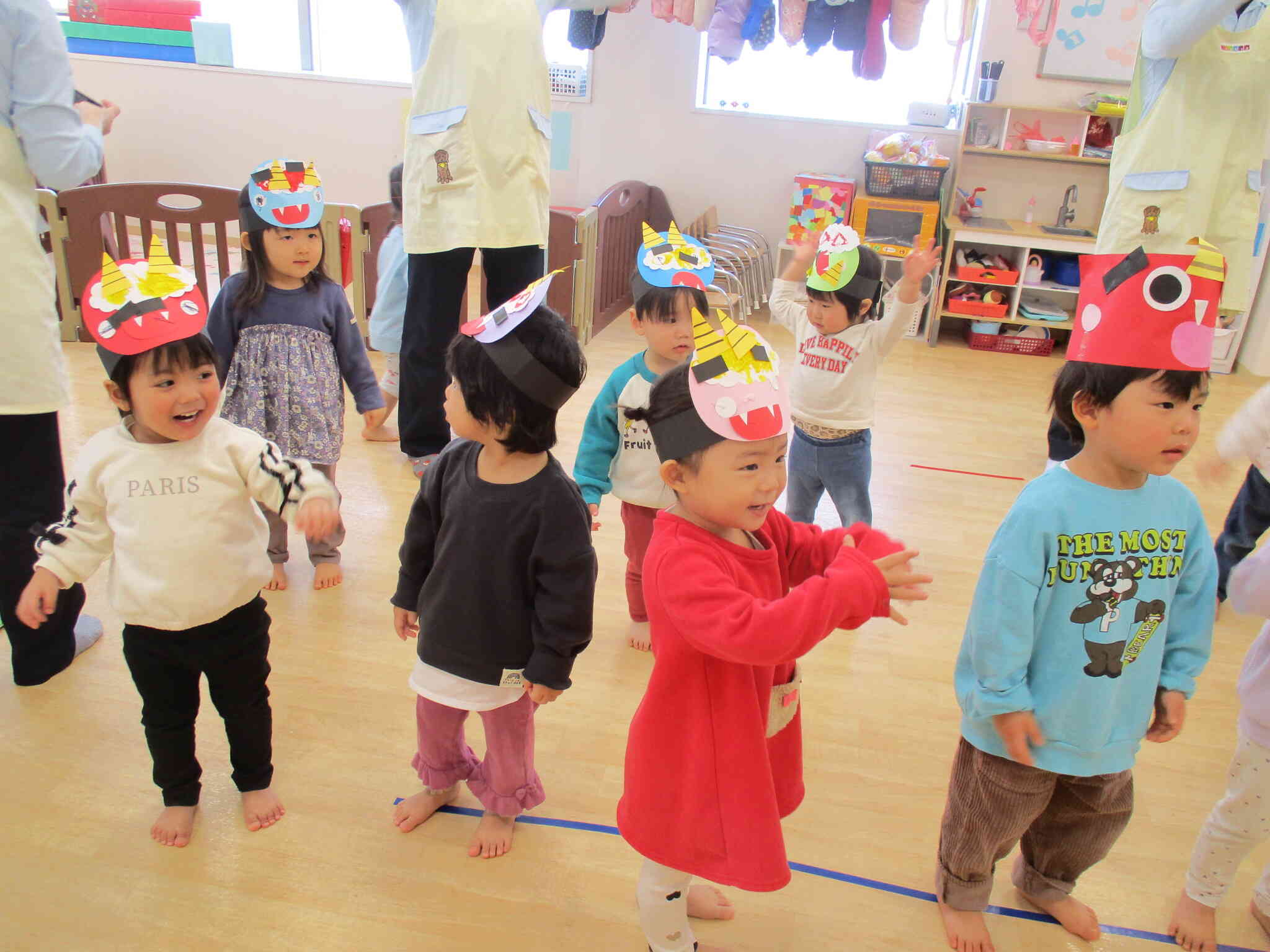 鬼のパンツを踊ったよ！