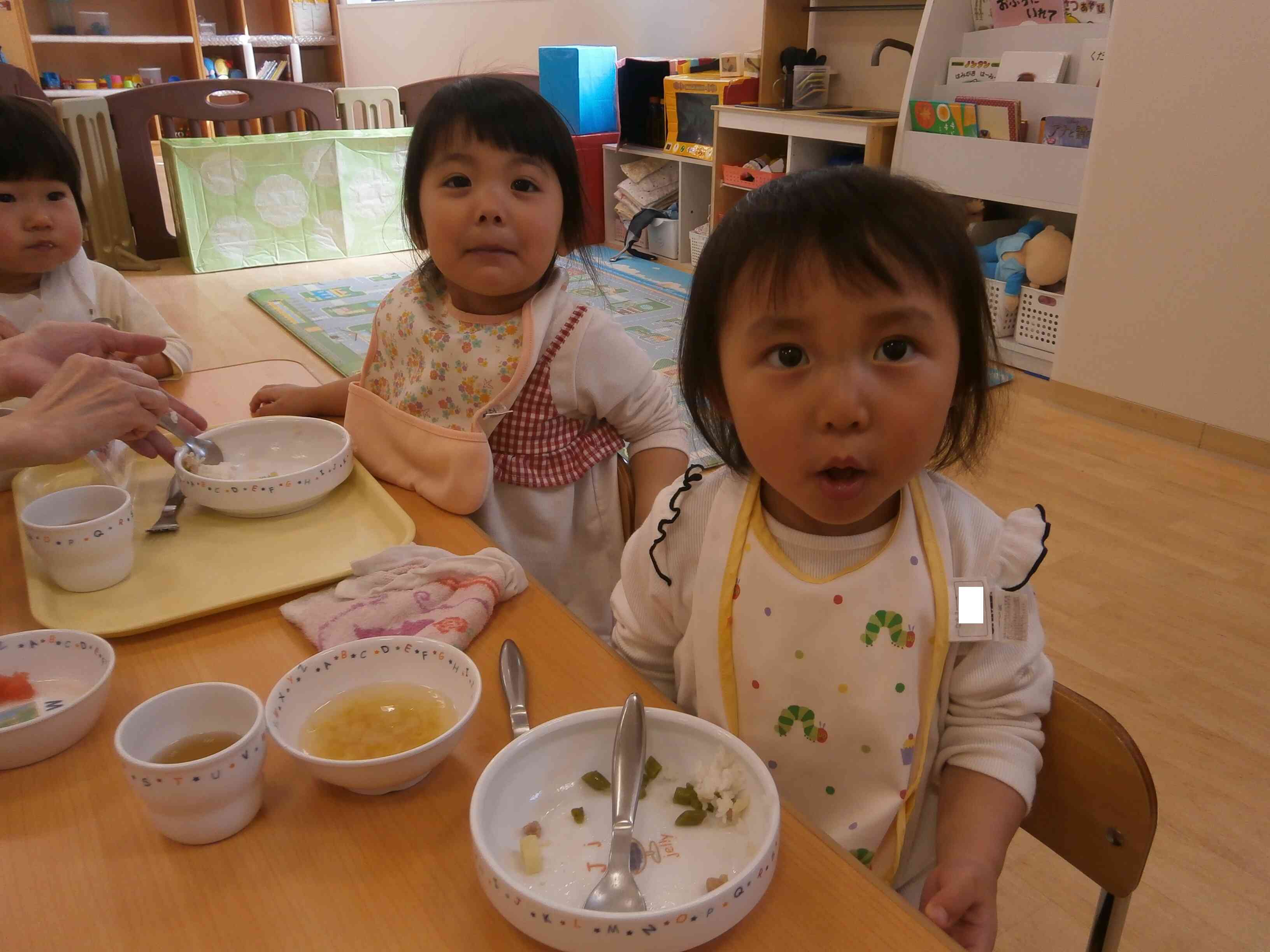 給食、美味しかったよ！