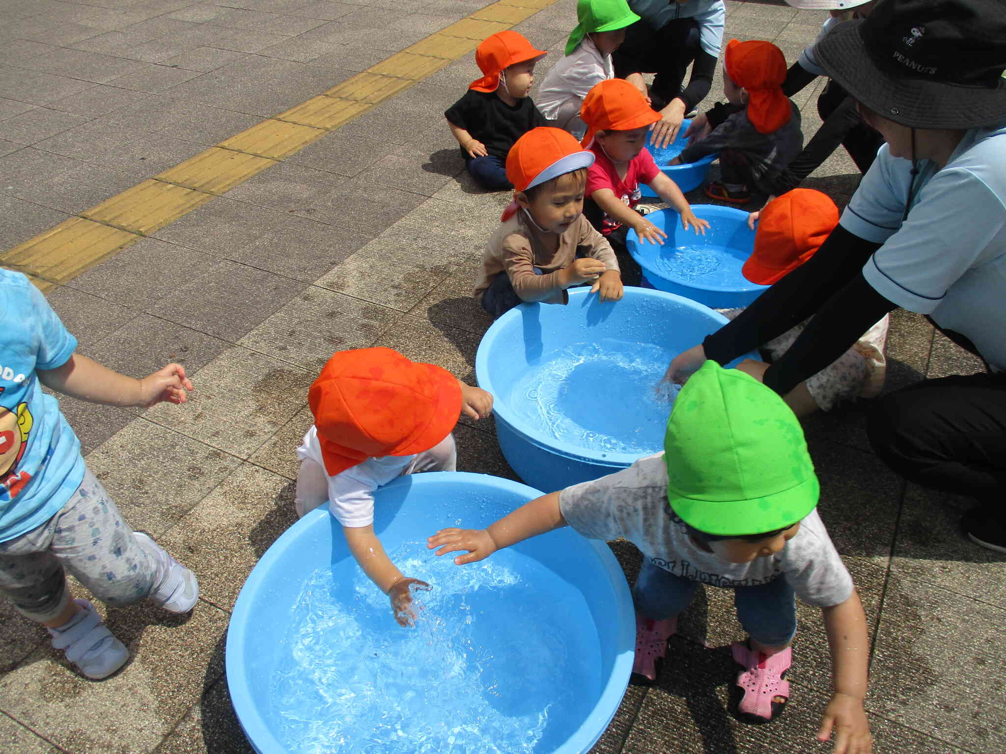 涼しい！水遊び♪