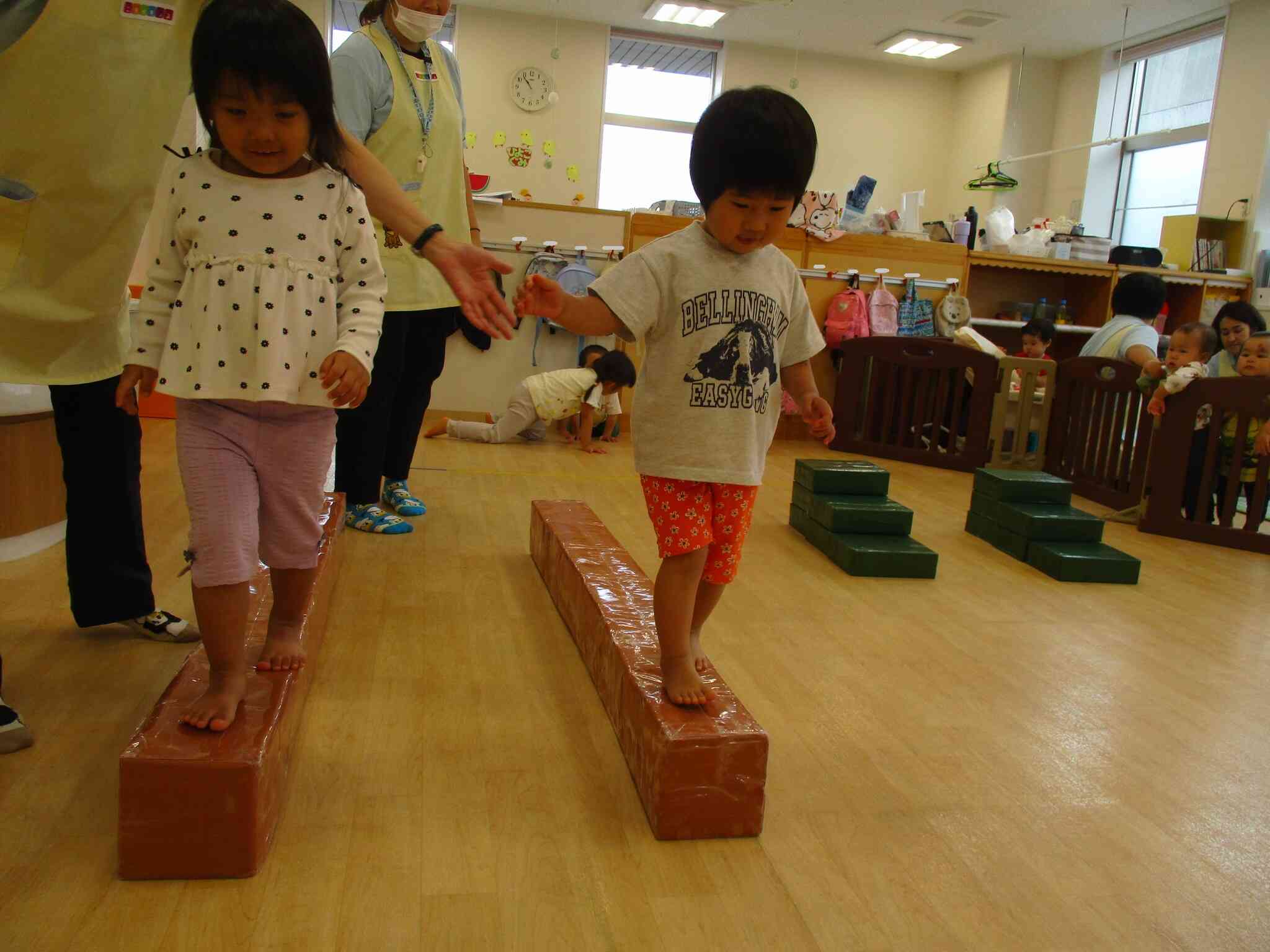 ミニ運動会練習～2歳児うさぎ組～